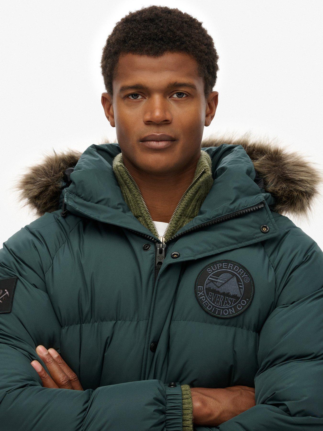 superdry-superdry-everest-longline-baffle-coat-dark-greenoutfit