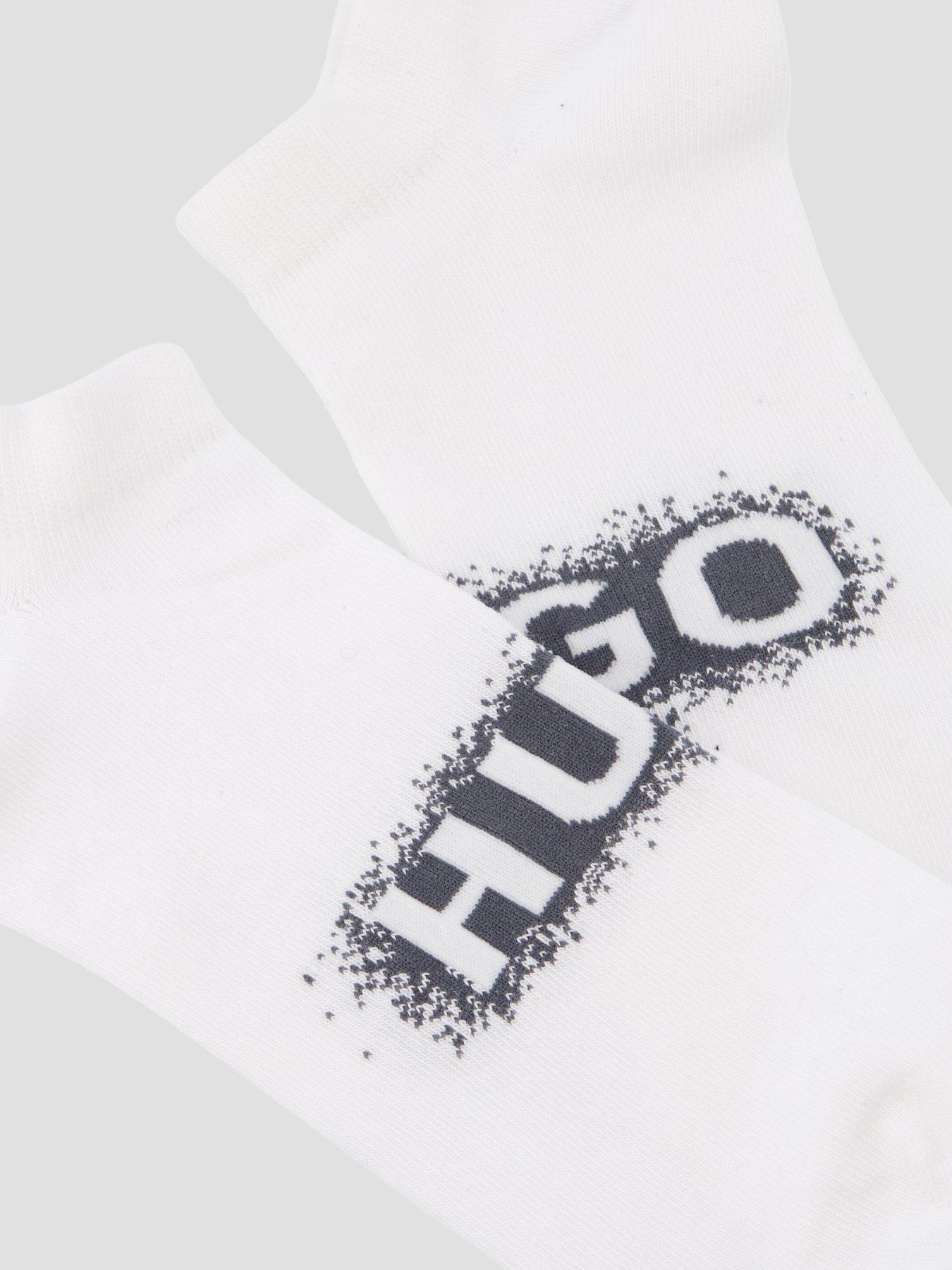 hugo-2-pack-spray-logo-short-crew-socks-assortedback