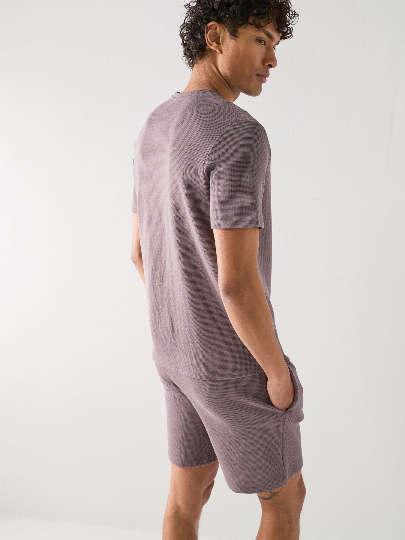 boss-regular-fit-waffle-loungewear-t-shirt-dark-greydetail
