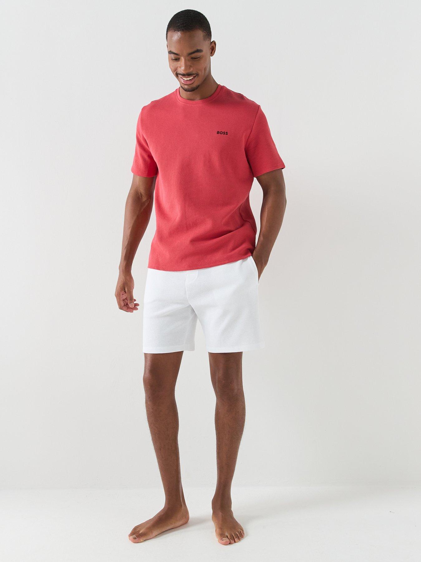 boss-regular-fit-waffle-loungewear-t-shirt-redback