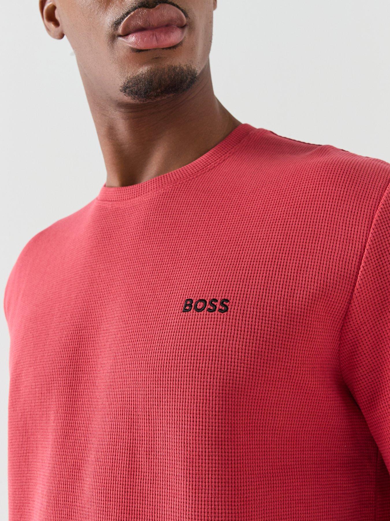 boss-regular-fit-waffle-loungewear-t-shirt-redoutfit