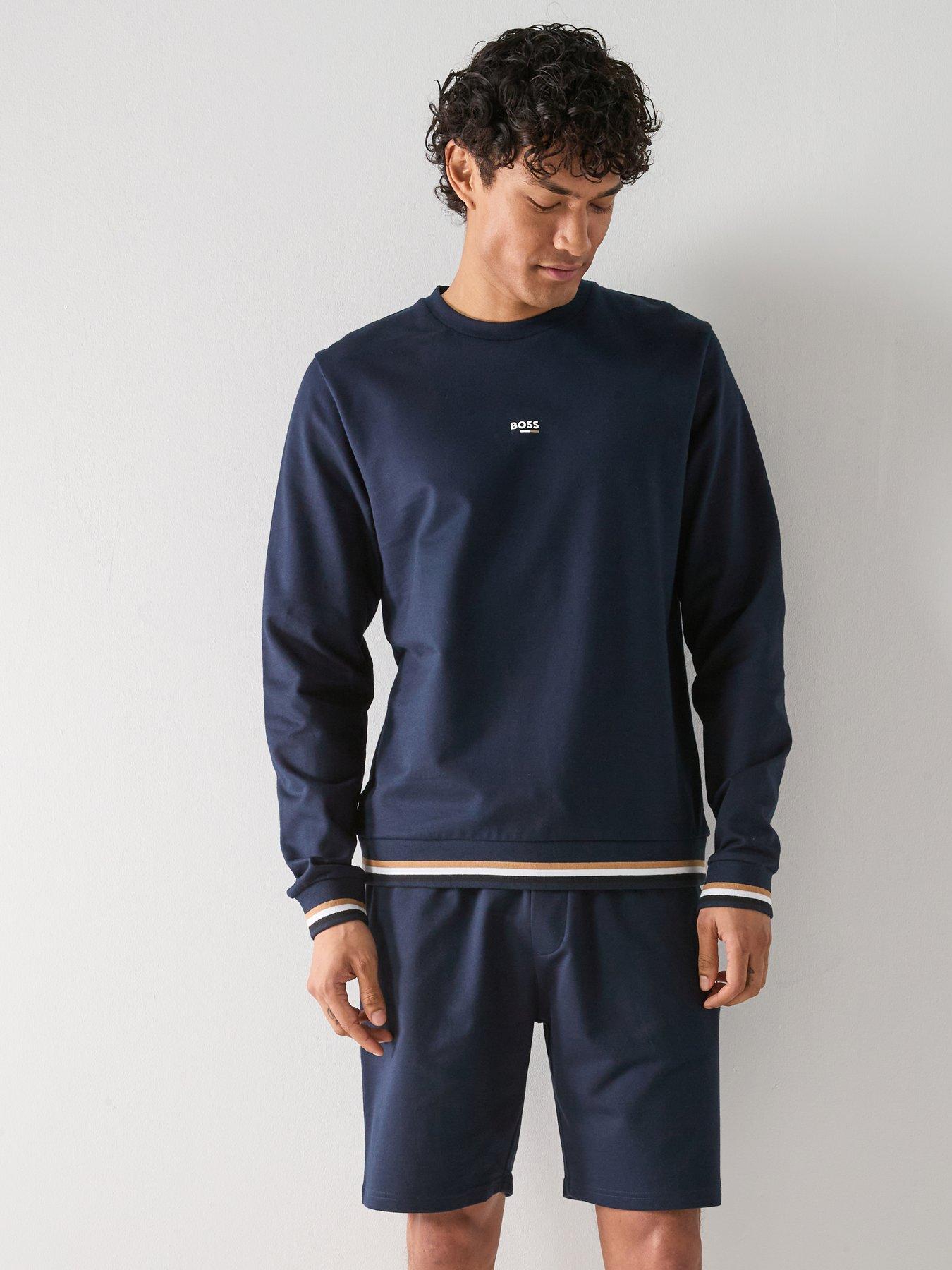 boss-boss-iconic-loungewear-crew-sweat-navyfront