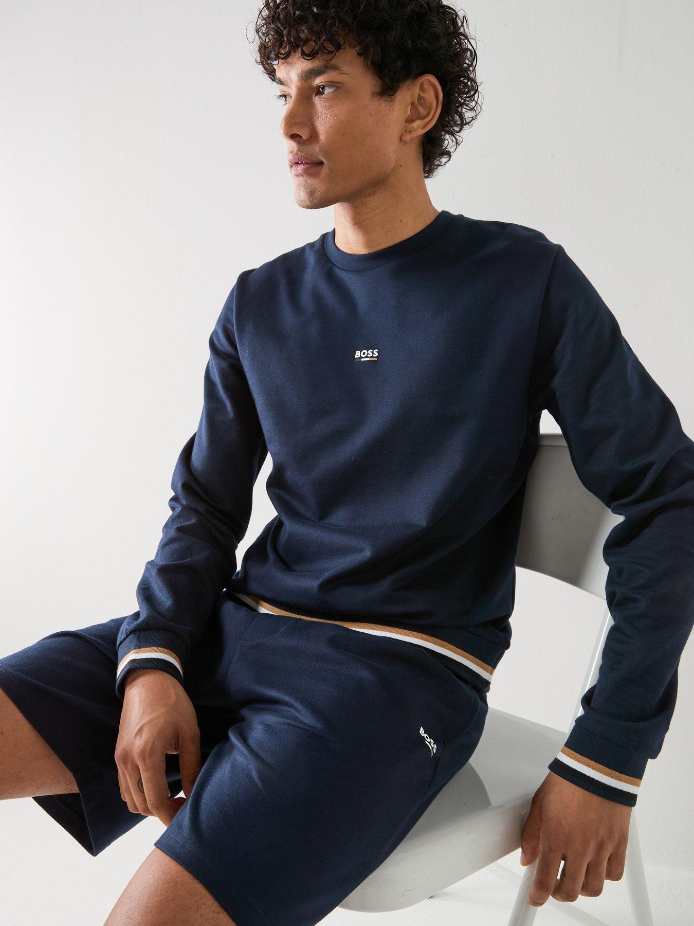 boss-boss-iconic-loungewear-crew-sweat-navyoutfit