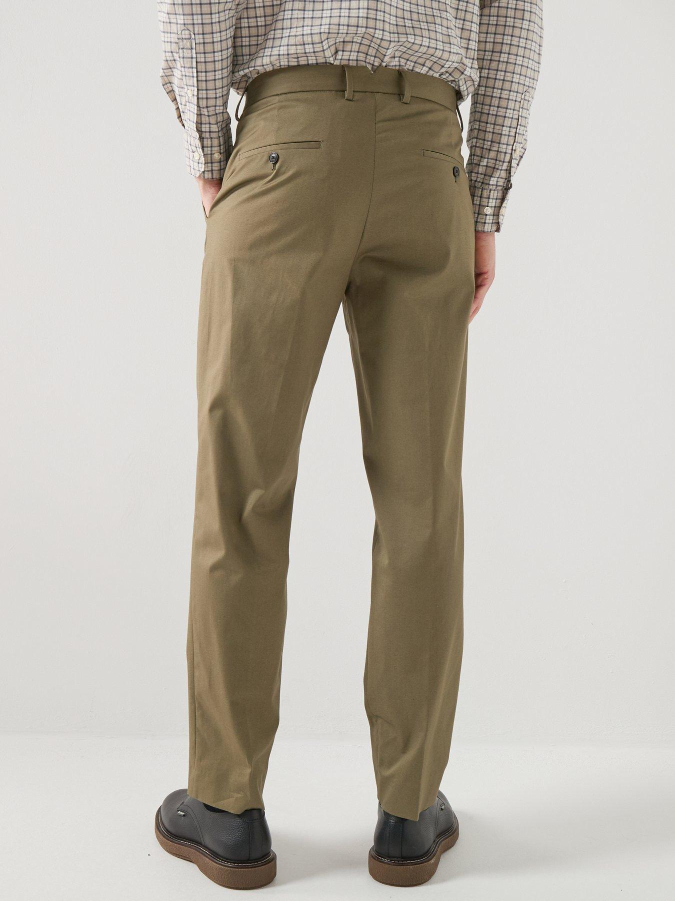 barbour-bellamy-cotton-trousers-olivestillFront
