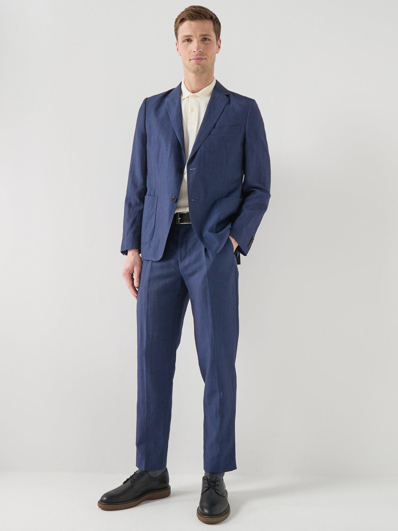 Image 3 of 6 of Barbour Barbour Willowtree Linen Blend Trousers - Navy