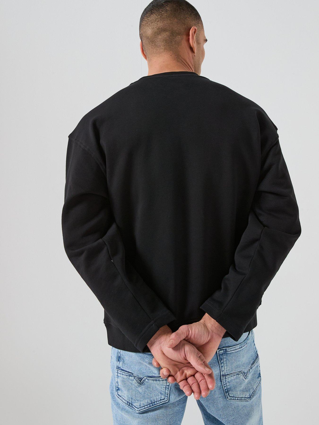 diesel-arm-logo-crew-sweatshirt-blackstillFront