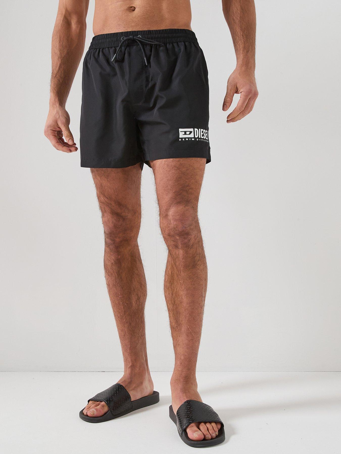 Diesel Diesel Classic Logo Swim Shorts - Black