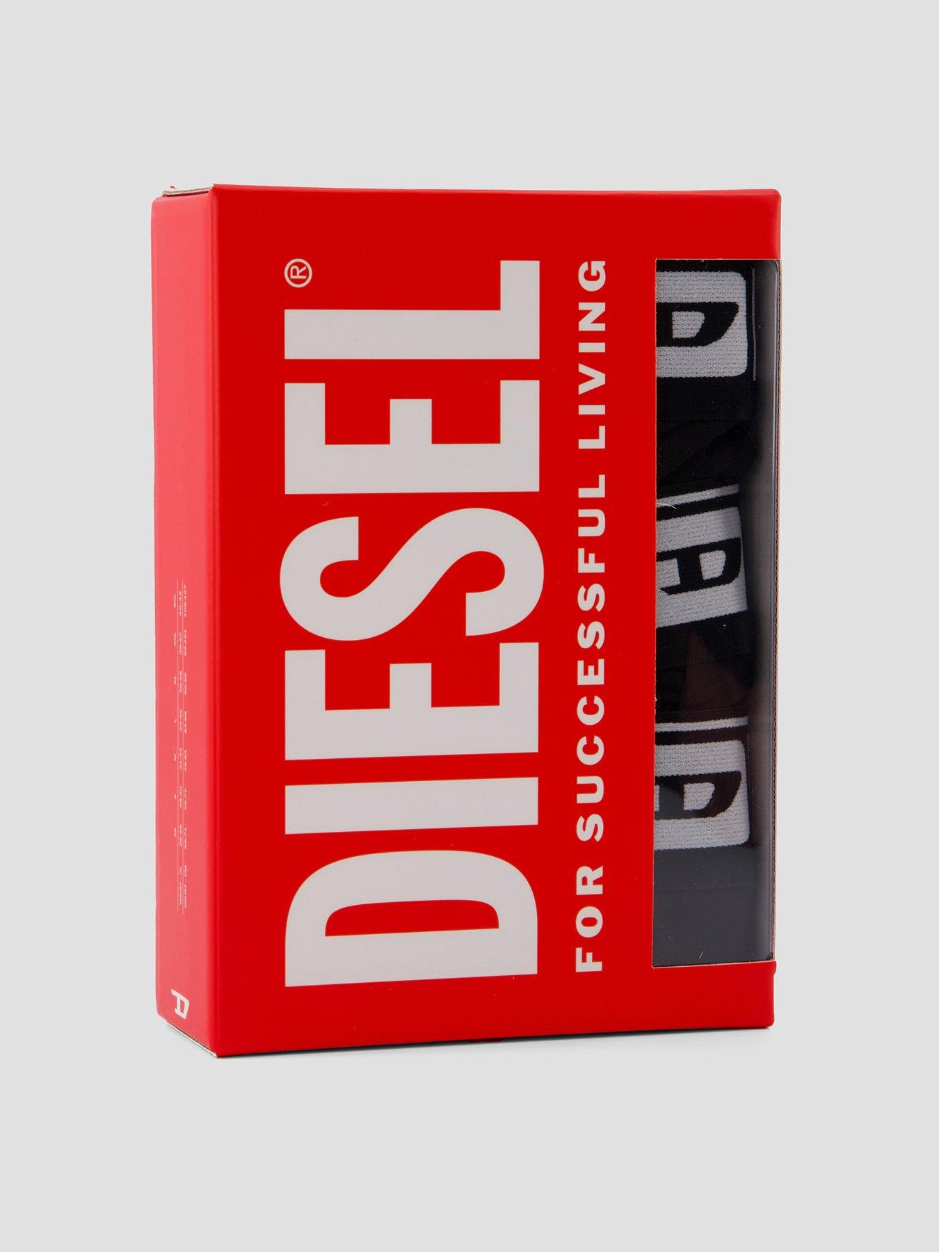 Image 4 of 4 of Diesel Damien 3 Pack Boxers - Black