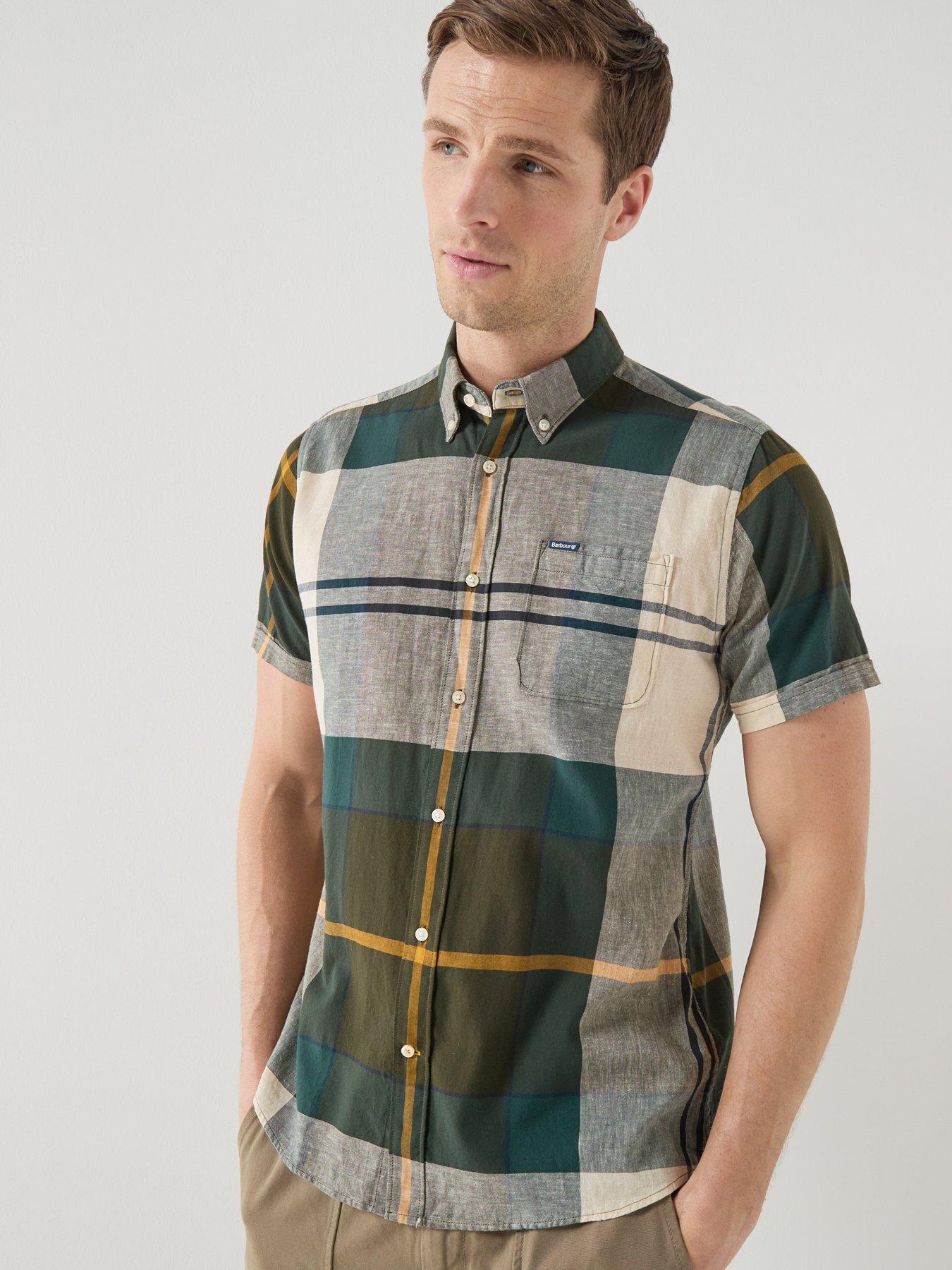 Barbour Barbour Douglas Short Sleeve Tailored Shirt - Dark Multi