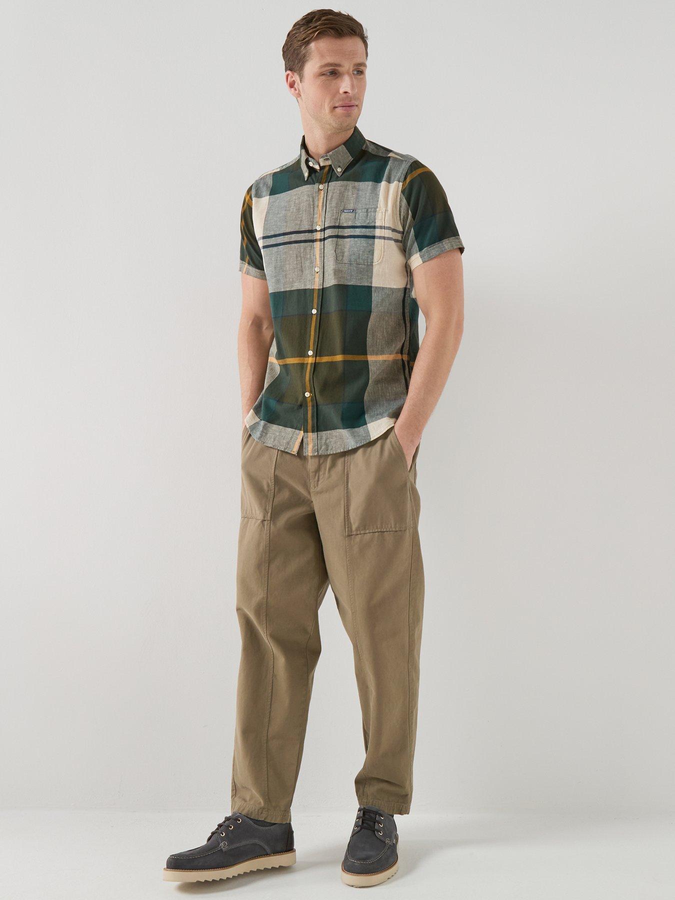 Image 3 of 5 of Barbour Barbour Douglas Short Sleeve Tailored Shirt - Dark Multi
