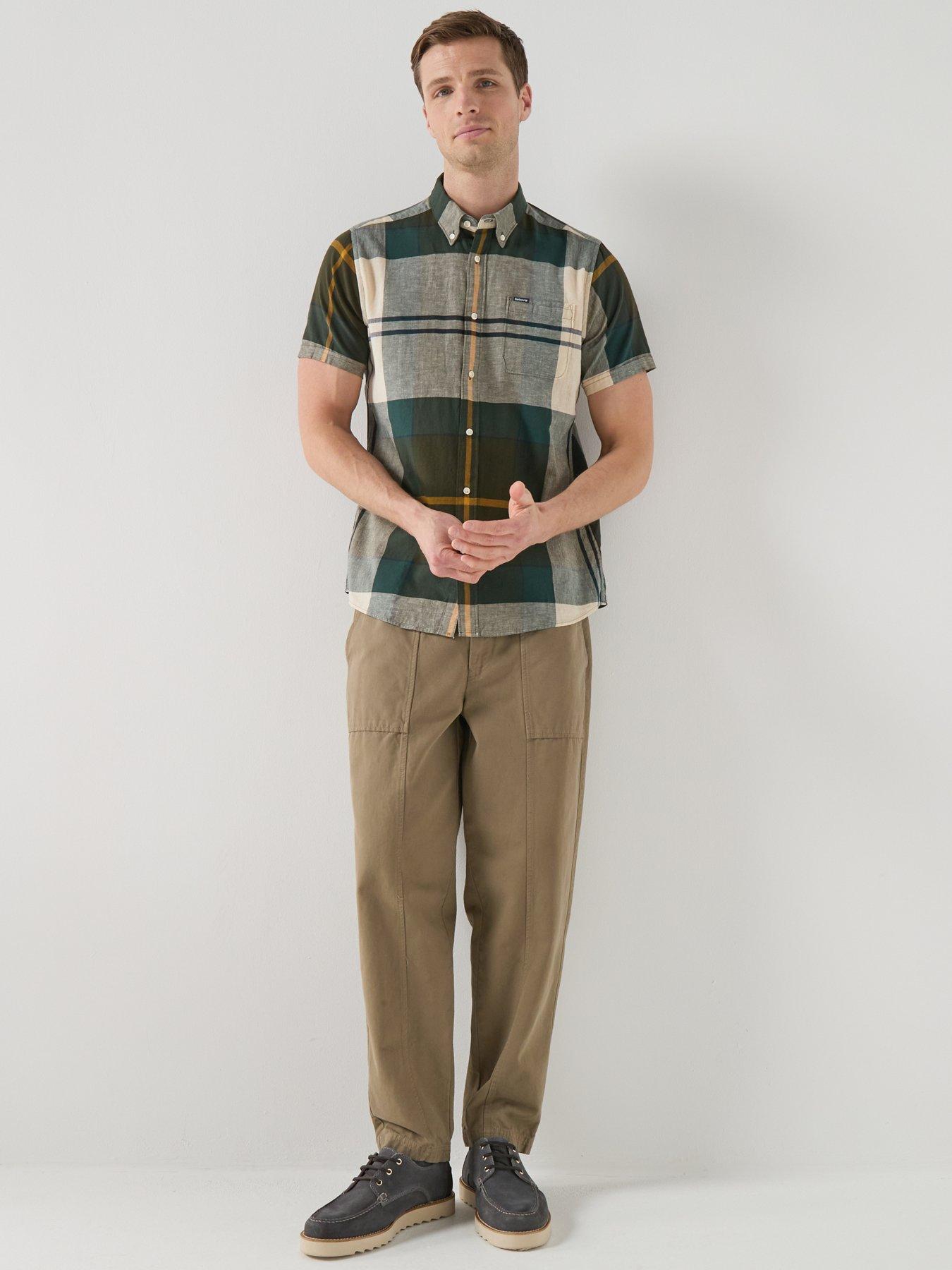 Image 5 of 5 of Barbour Barbour Douglas Short Sleeve Tailored Shirt - Dark Multi