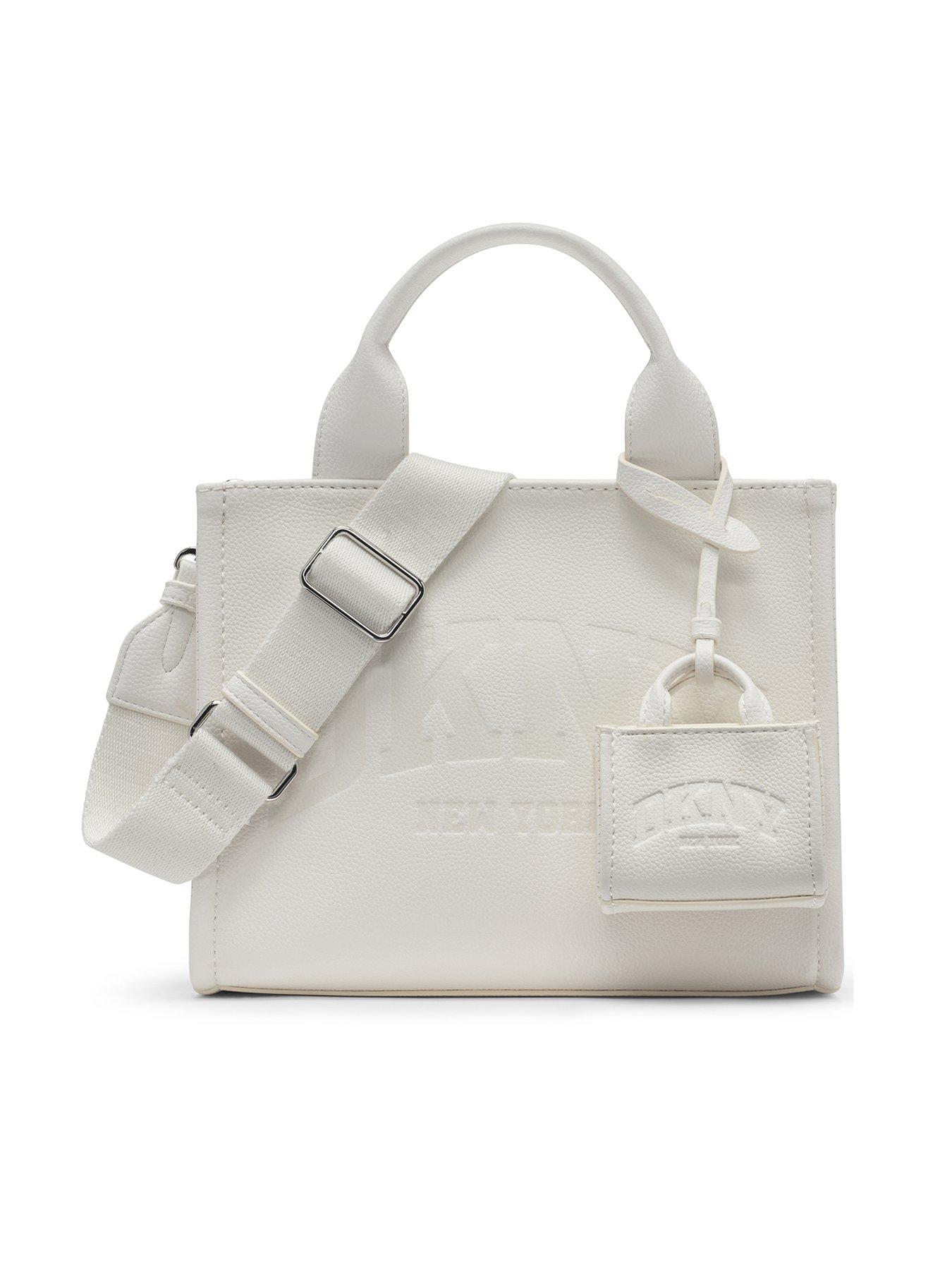 dkny-hadlee-small-tote-white
