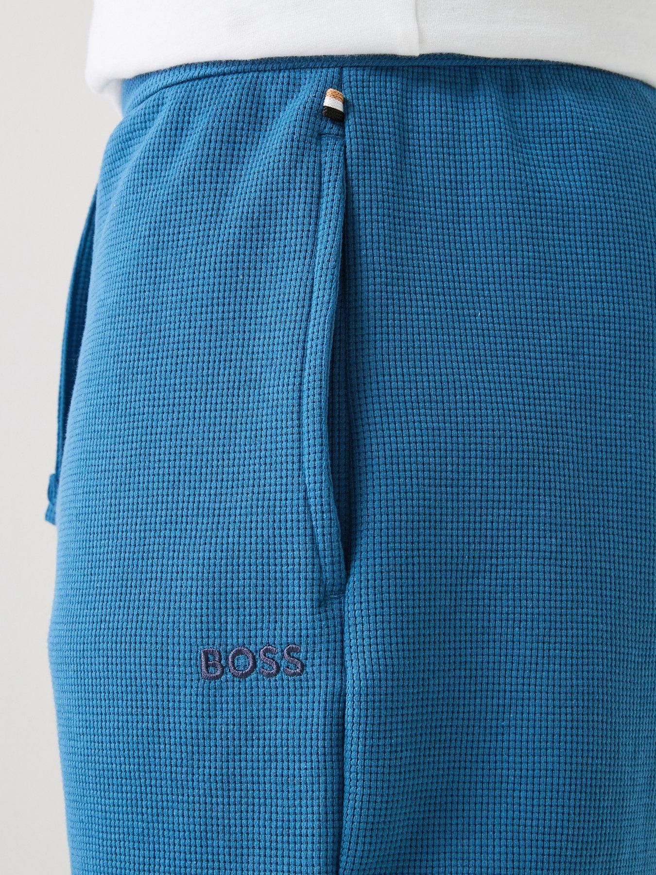 boss-waffle-loungewear-shorts-bluedetail
