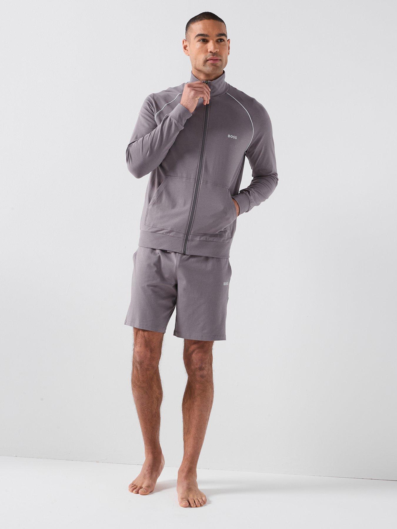 Image 3 of 4 of BOSS Mix &amp; Match Loungewear Track Top - Dark Grey