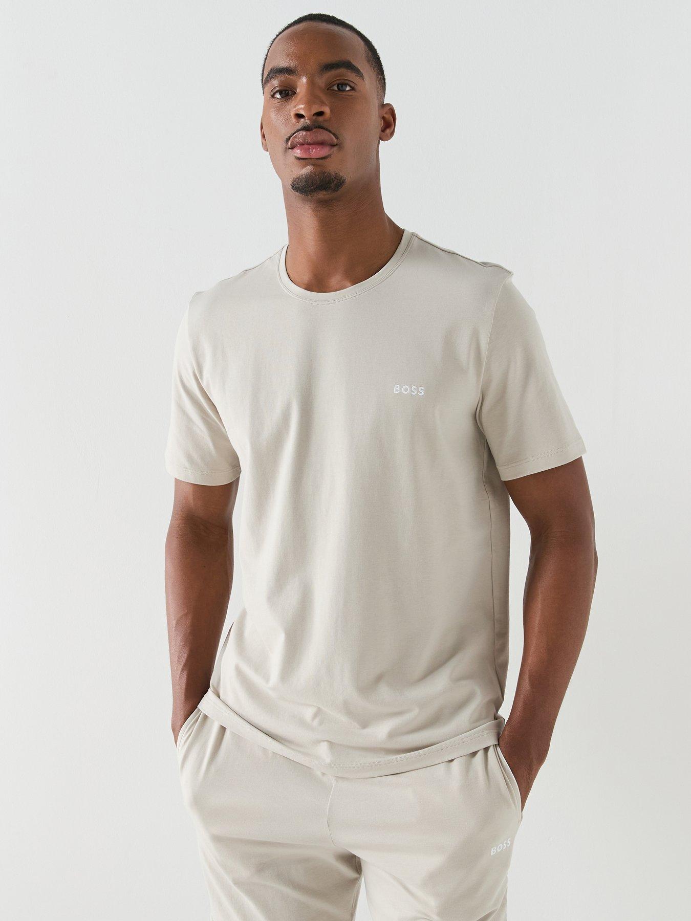 BOSS Boss Mix  &  Match Regular Fit Loungewear T-shirt - Light Grey