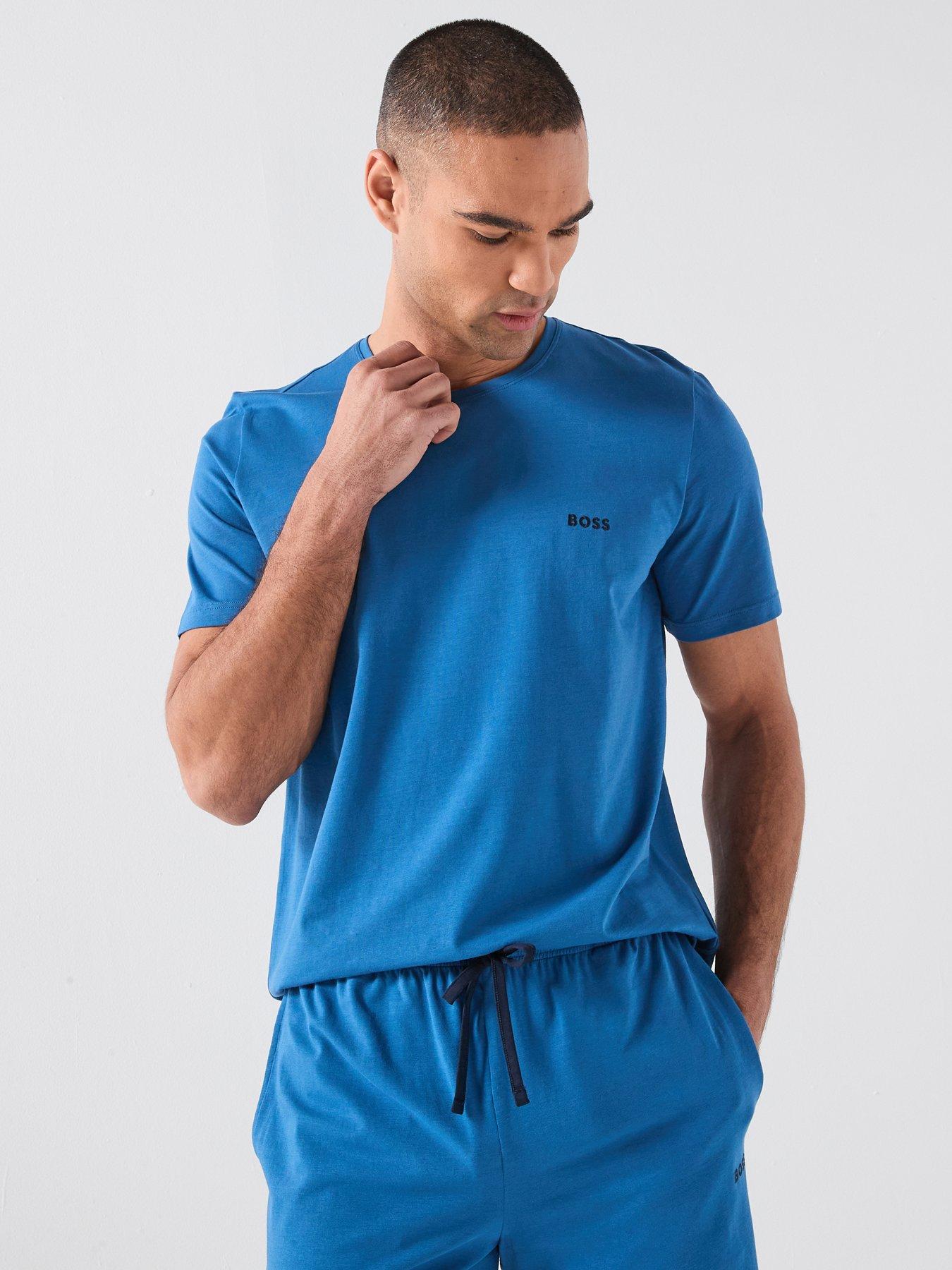 BOSS Boss Mix  &  Match Regular Fit Loungewear T-shirt - Blue