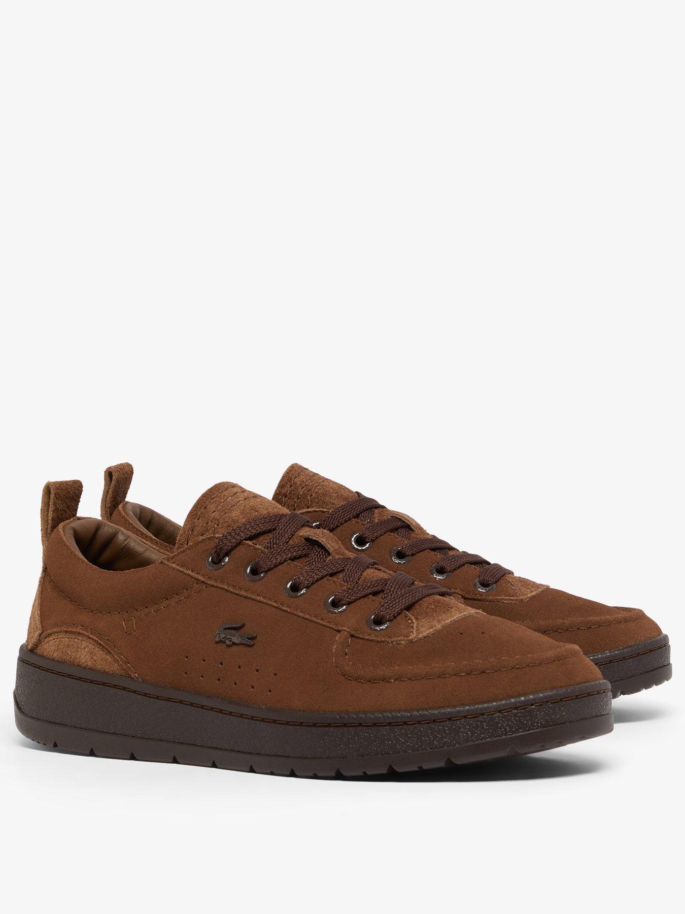 Image 2 of 6 of Lacoste Umpire Trainers - Brown