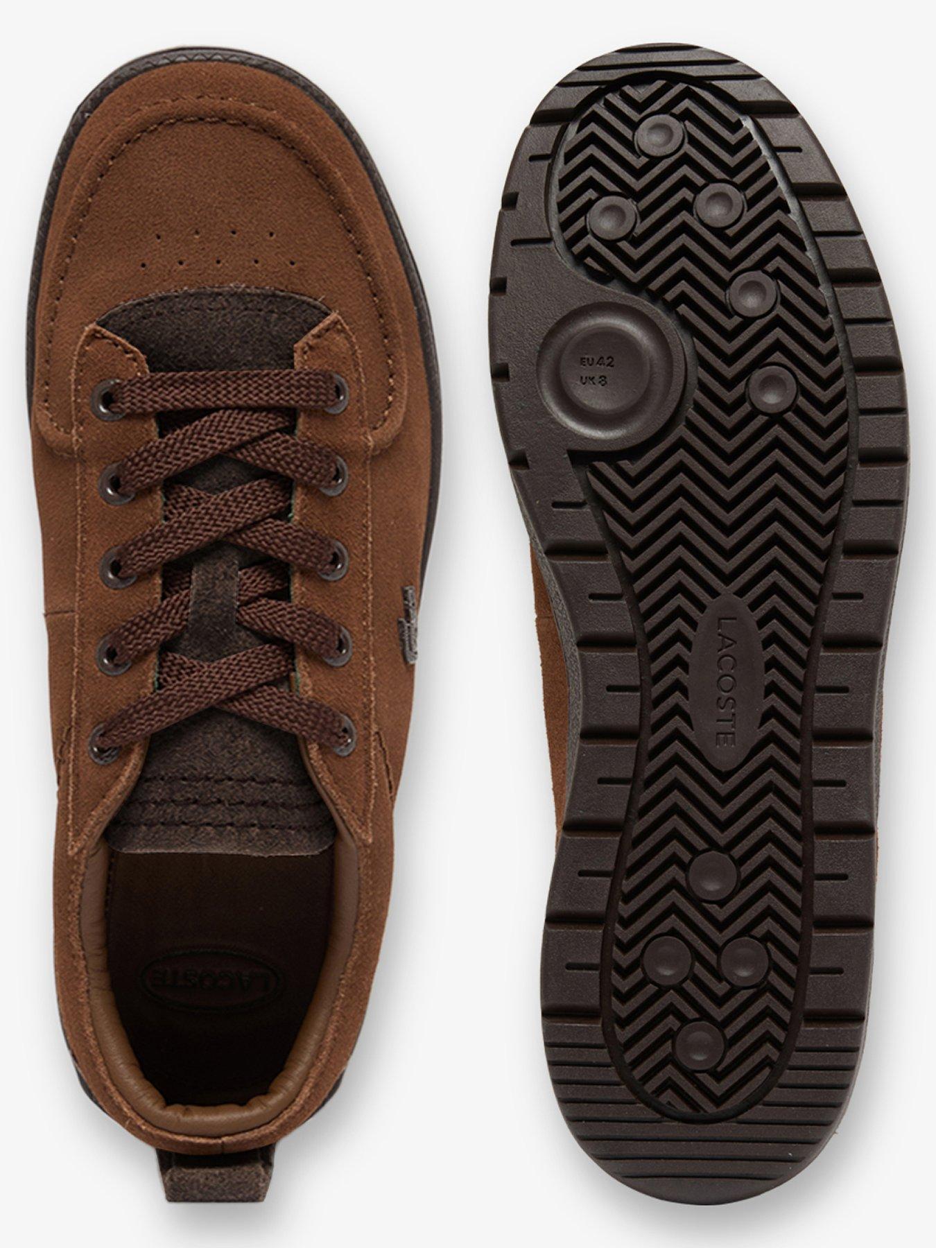 Image 4 of 6 of Lacoste Umpire Trainers - Brown