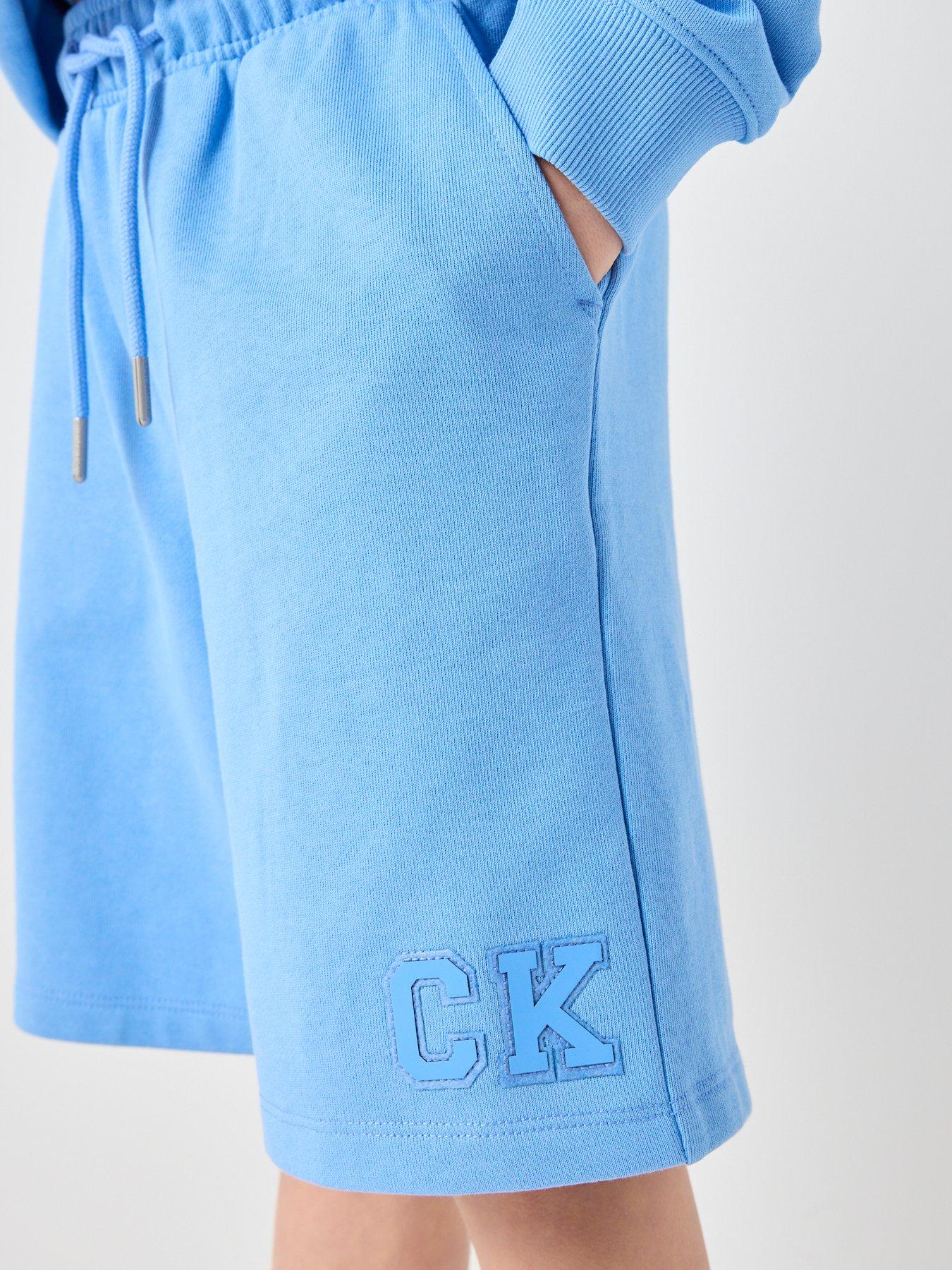 Image 5 of 5 of Calvin Klein Jeans Boys Relaxed Shorts - Blue