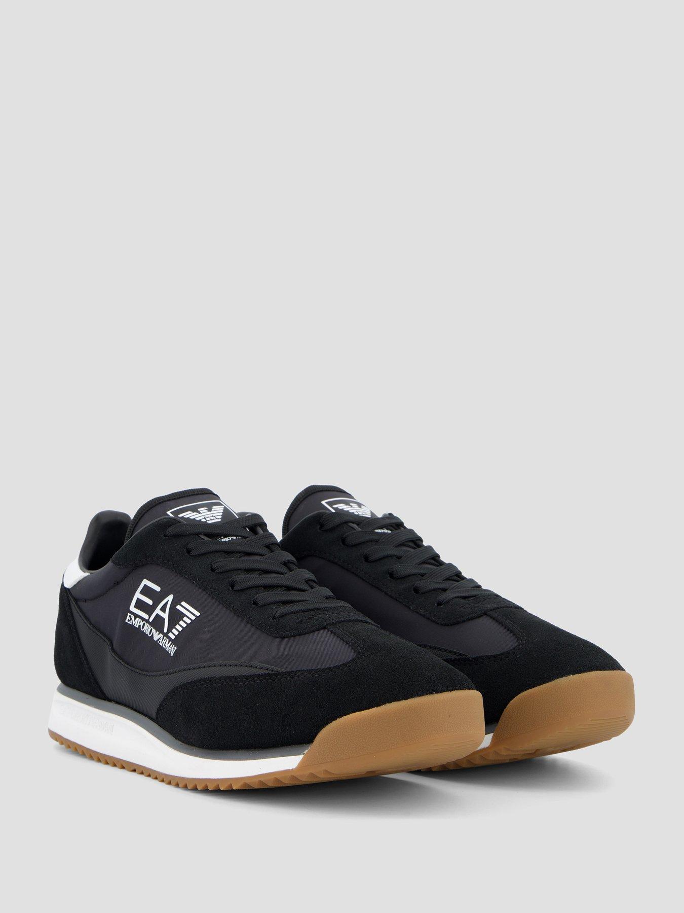 Image 6 of 7 of EA7 Emporio Armani Eclipse Suede Trainers - Black