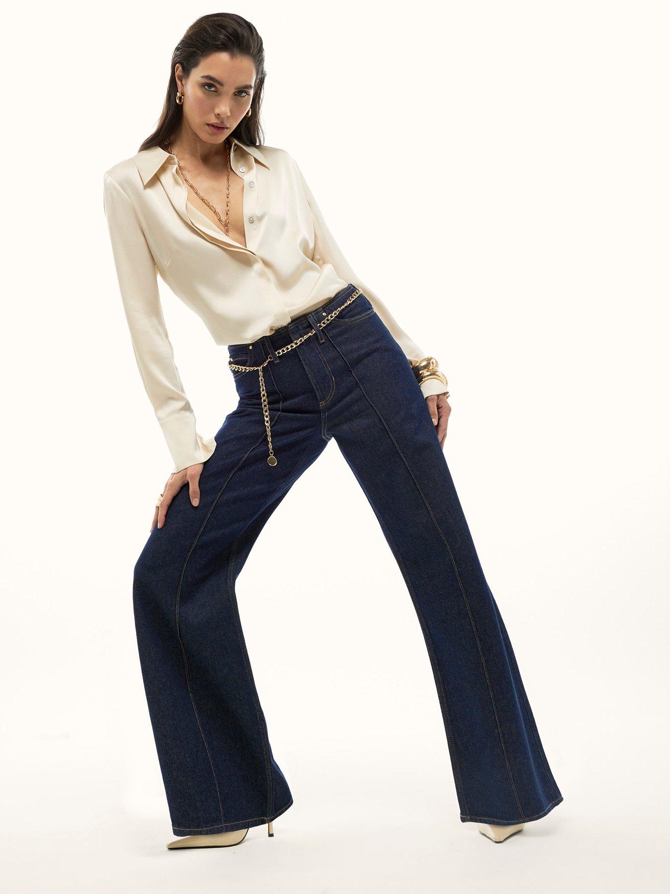 river-island-long-sleeve-slimline-satin-shirt-creamback