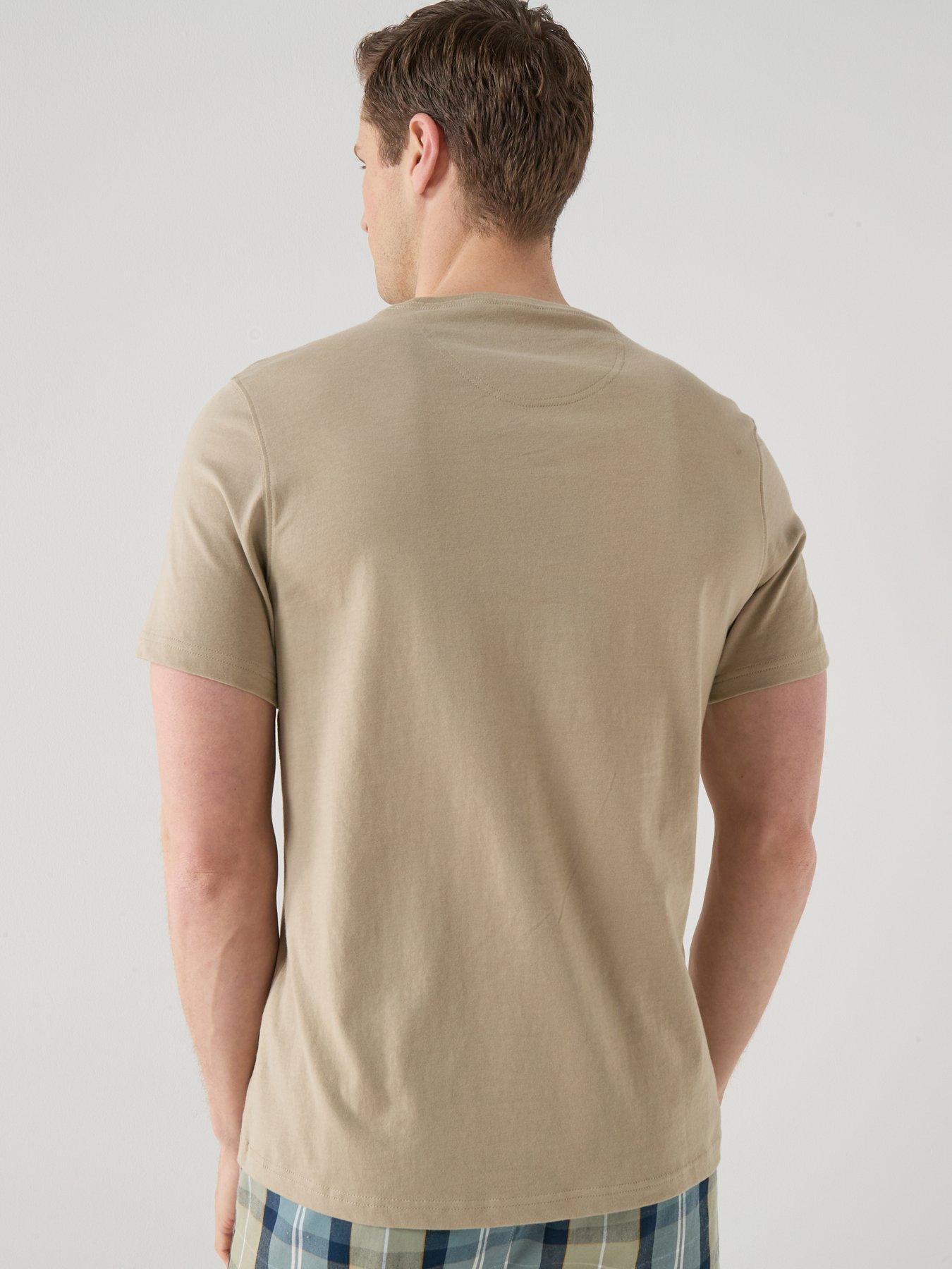 Image 2 of 4 of Barbour Preppy Chest Logo T-Shirt - Dark Grey