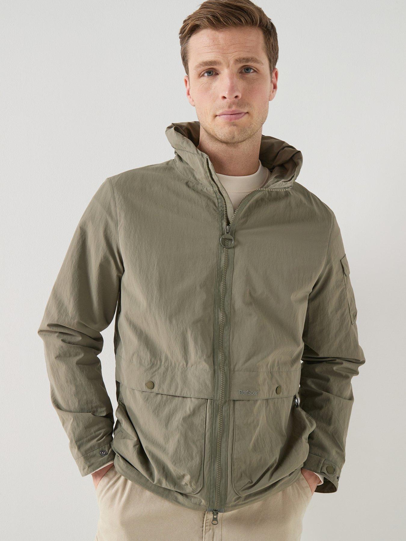 Image 1 of 6 of Barbour Re-Engineered Argyll Showerproof Relaxed Jacket - Khaki - Dark Green
