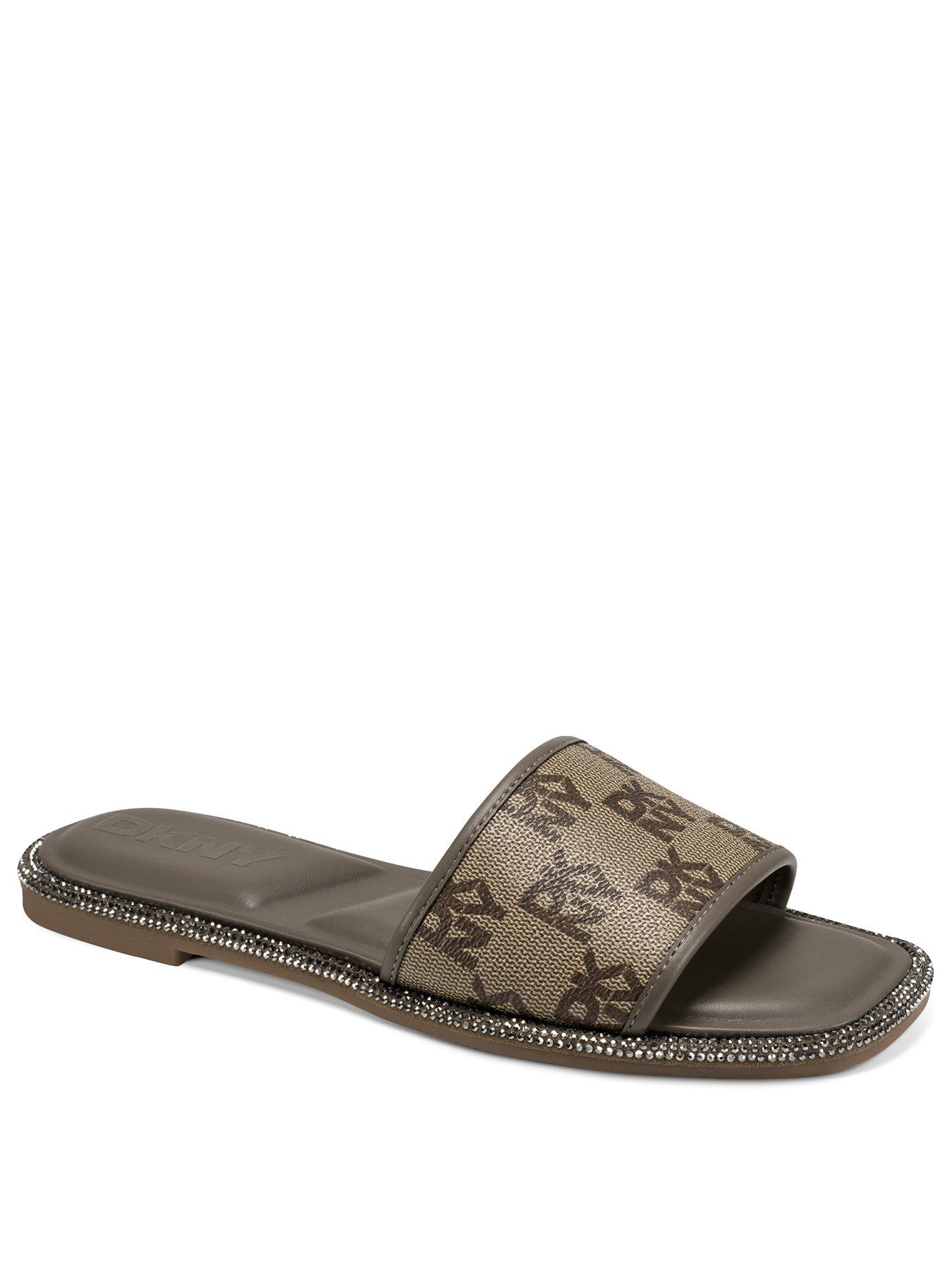 Image 2 of 5 of DKNY Badin - Flat Sliders 5mm - Brown