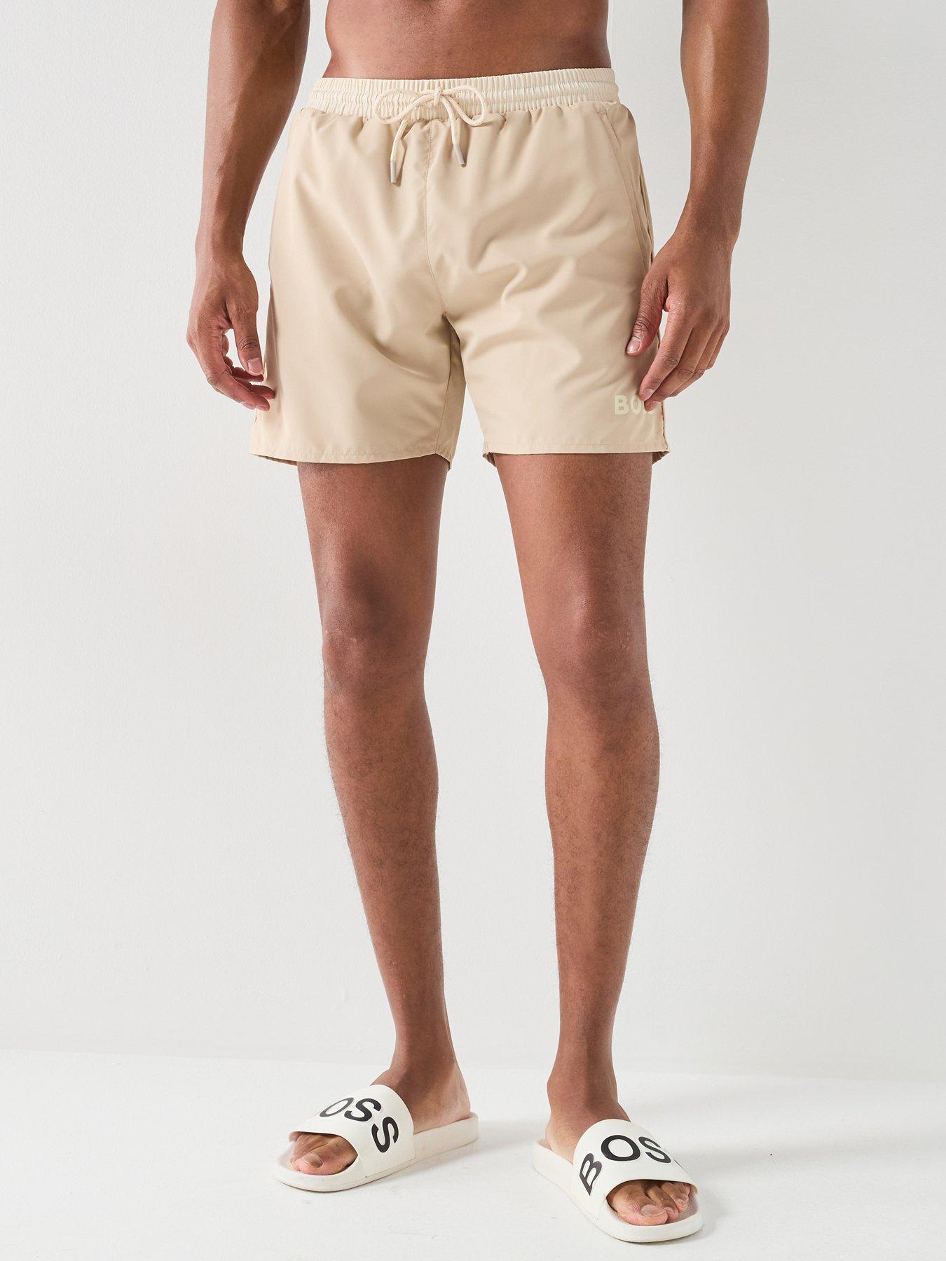 BOSS Starfish Swim Shorts – Light Beige
