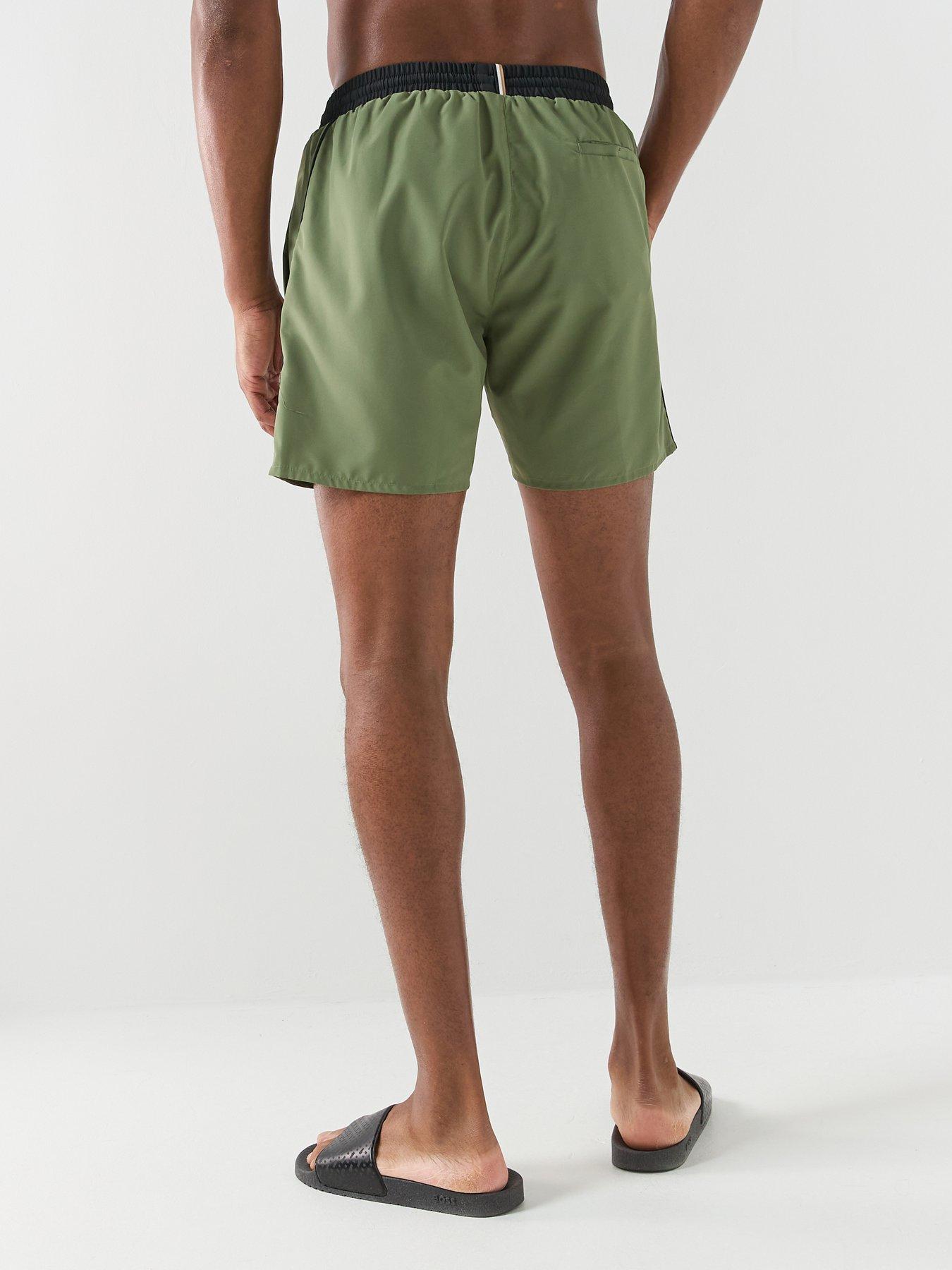 boss-starfish-swim-shorts-dark-greenstillFront