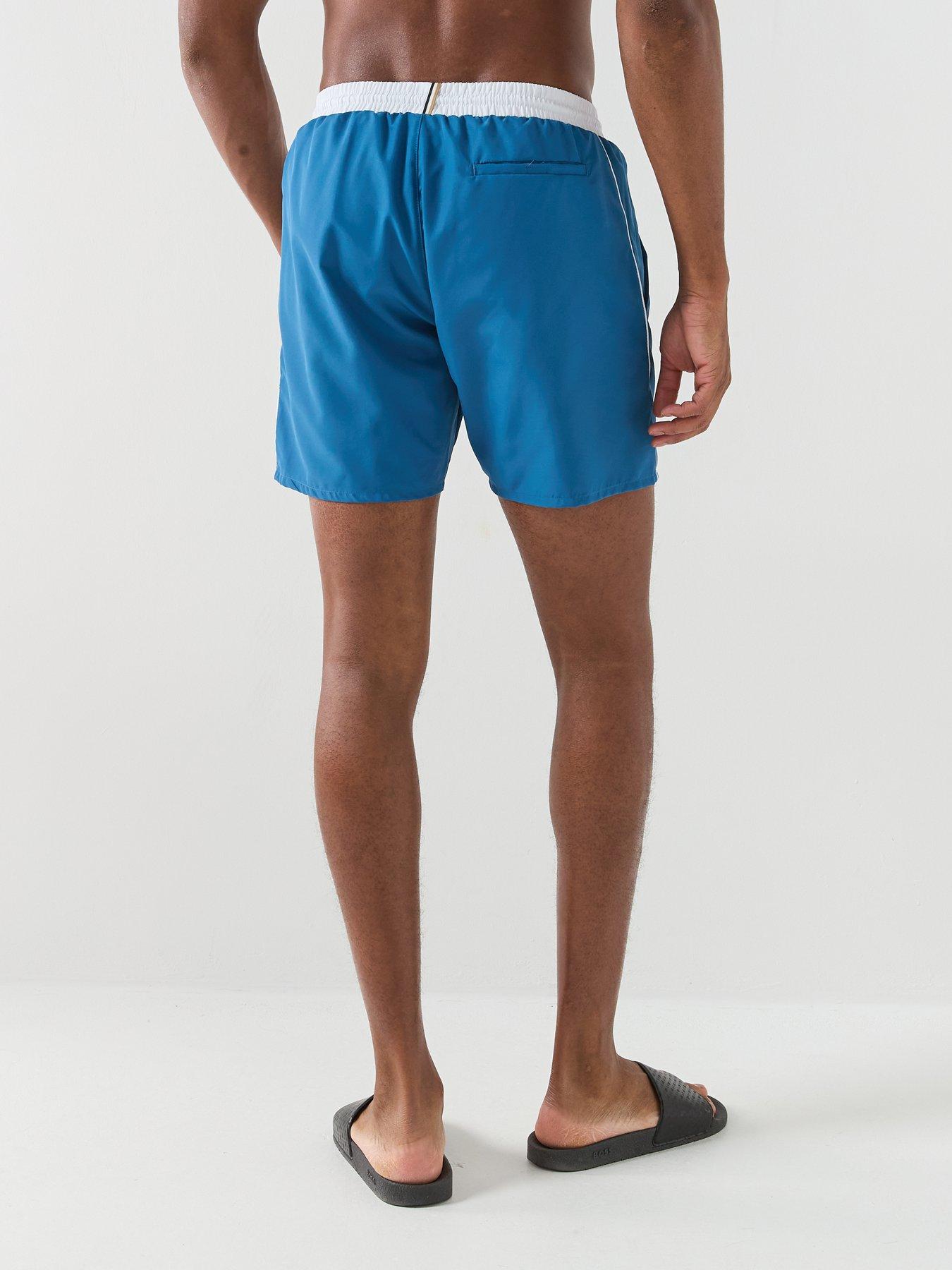 Image 2 of 5 of BOSS Starfish Swim Shorts - Blue