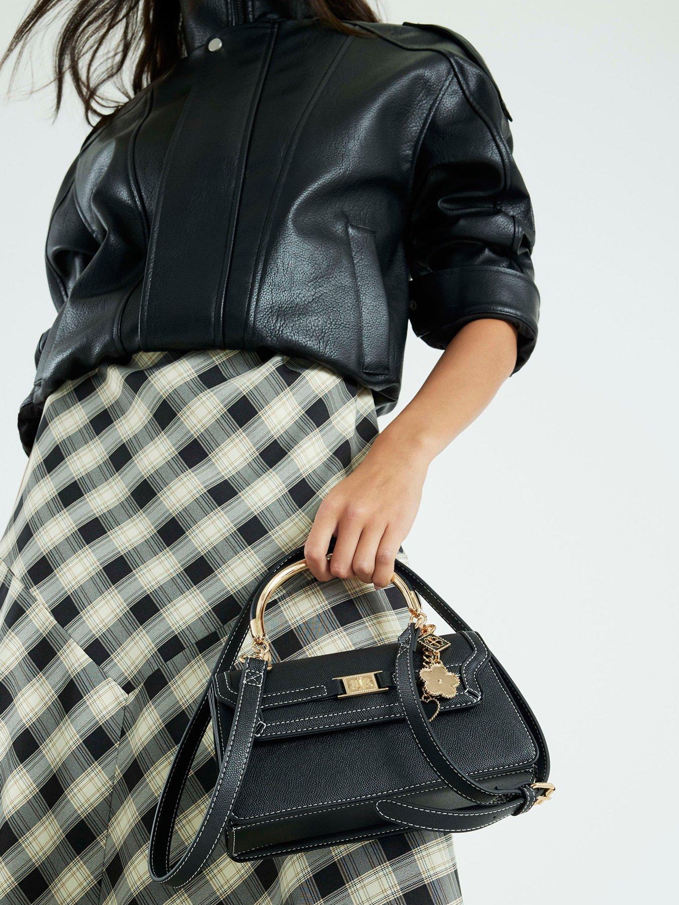 river-island-small-metal-handle-tote-bag-black