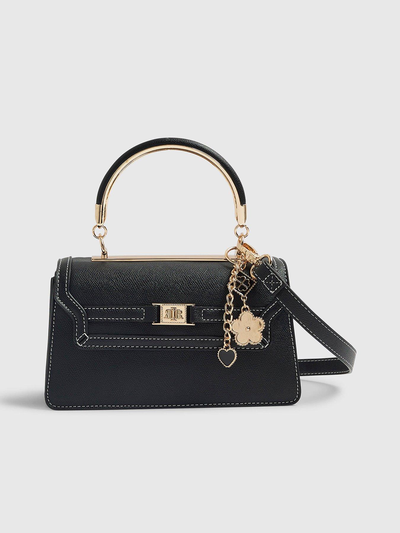 river-island-small-metal-handle-tote-bag-blackstillFront