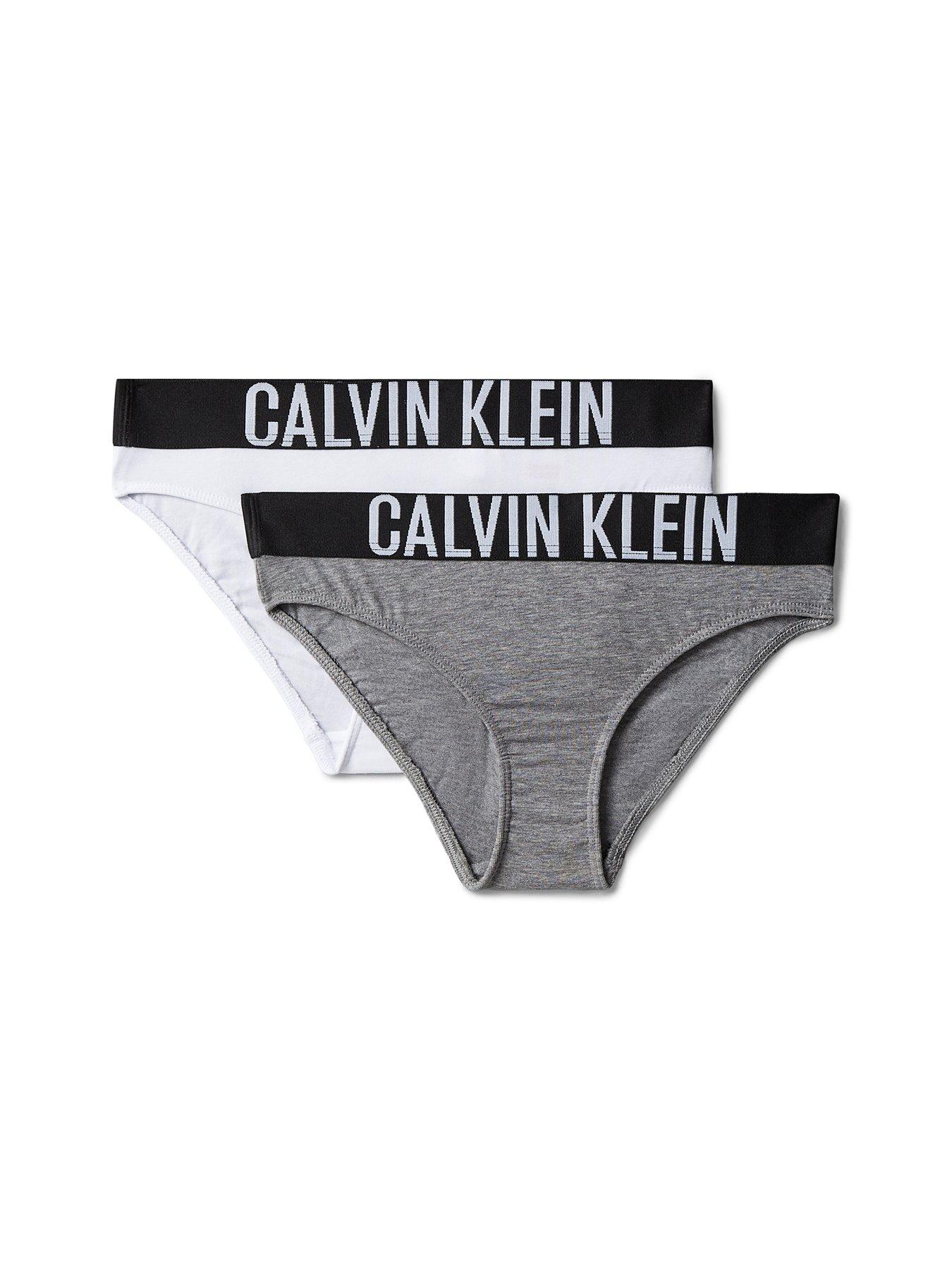 Calvin Klein Girls 2 Pack Intense Power Bikini Briefs - Multi
