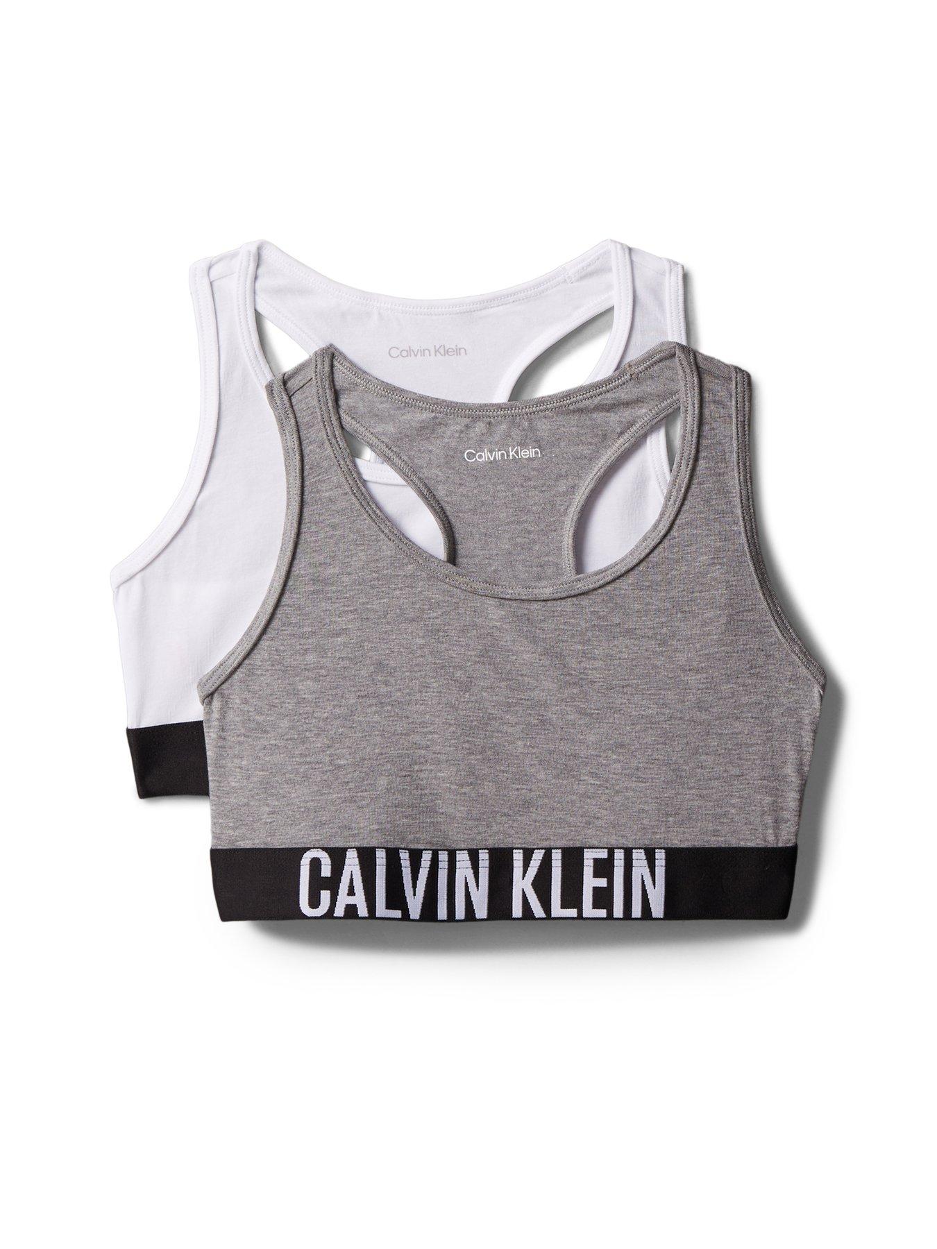 Calvin Klein Girls 2 Pack Intense Power Bralette - Multi