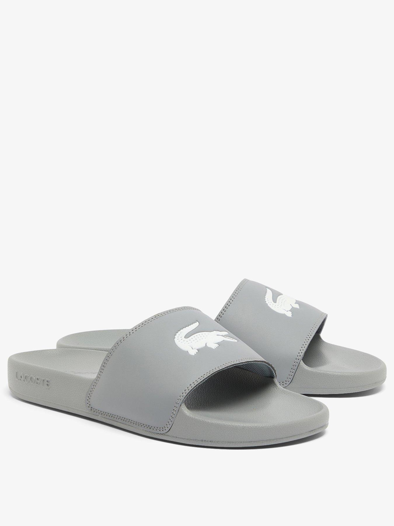 Image 2 of 6 of Lacoste Serve Sliders - Grey