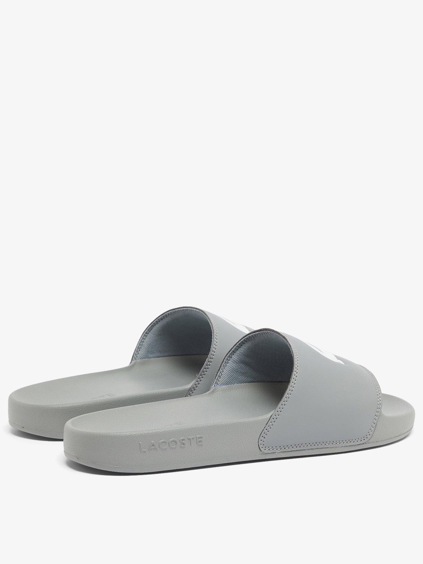 Image 3 of 6 of Lacoste Serve Sliders - Grey