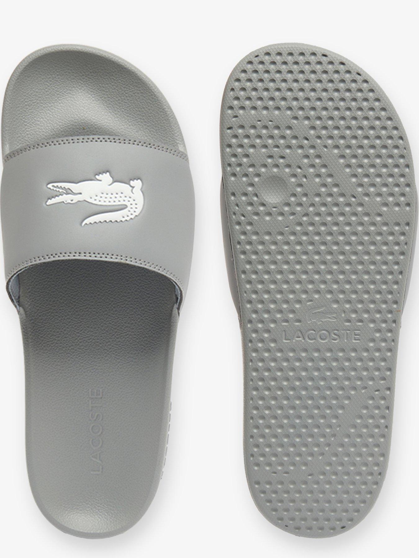 Image 4 of 6 of Lacoste Serve Sliders - Grey