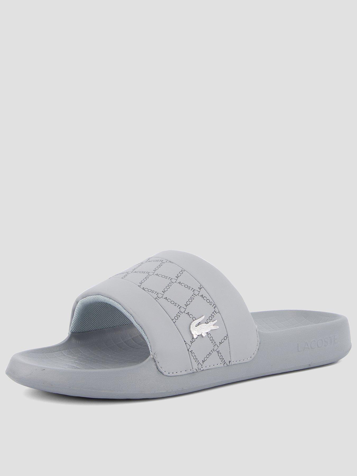 Image 1 of 7 of Lacoste Serve Hybrid Sliders - Grey