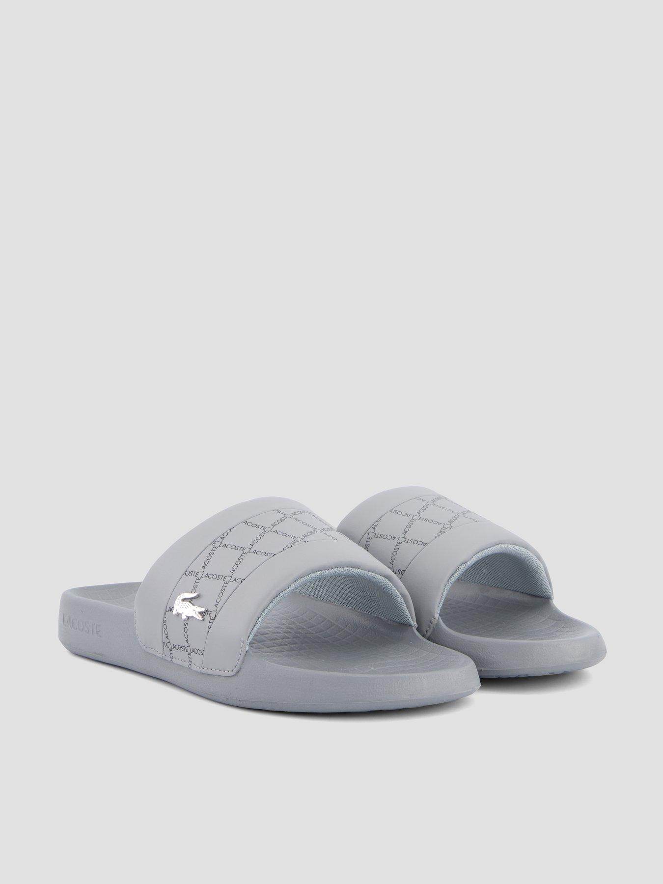 Image 6 of 7 of Lacoste Serve Hybrid Sliders - Grey