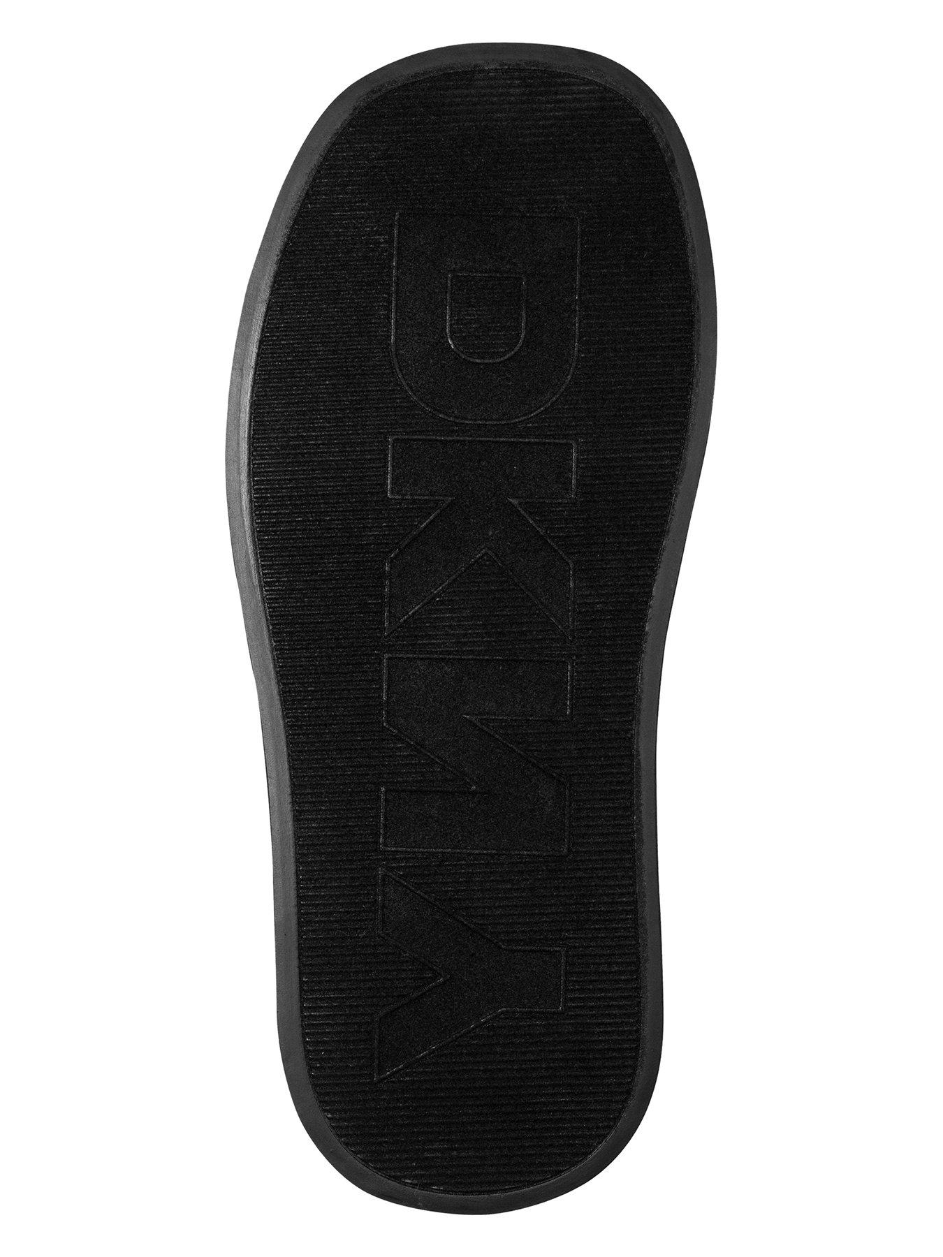Image 5 of 5 of DKNY Orion Logo Mesh - Platform Sliders - Black