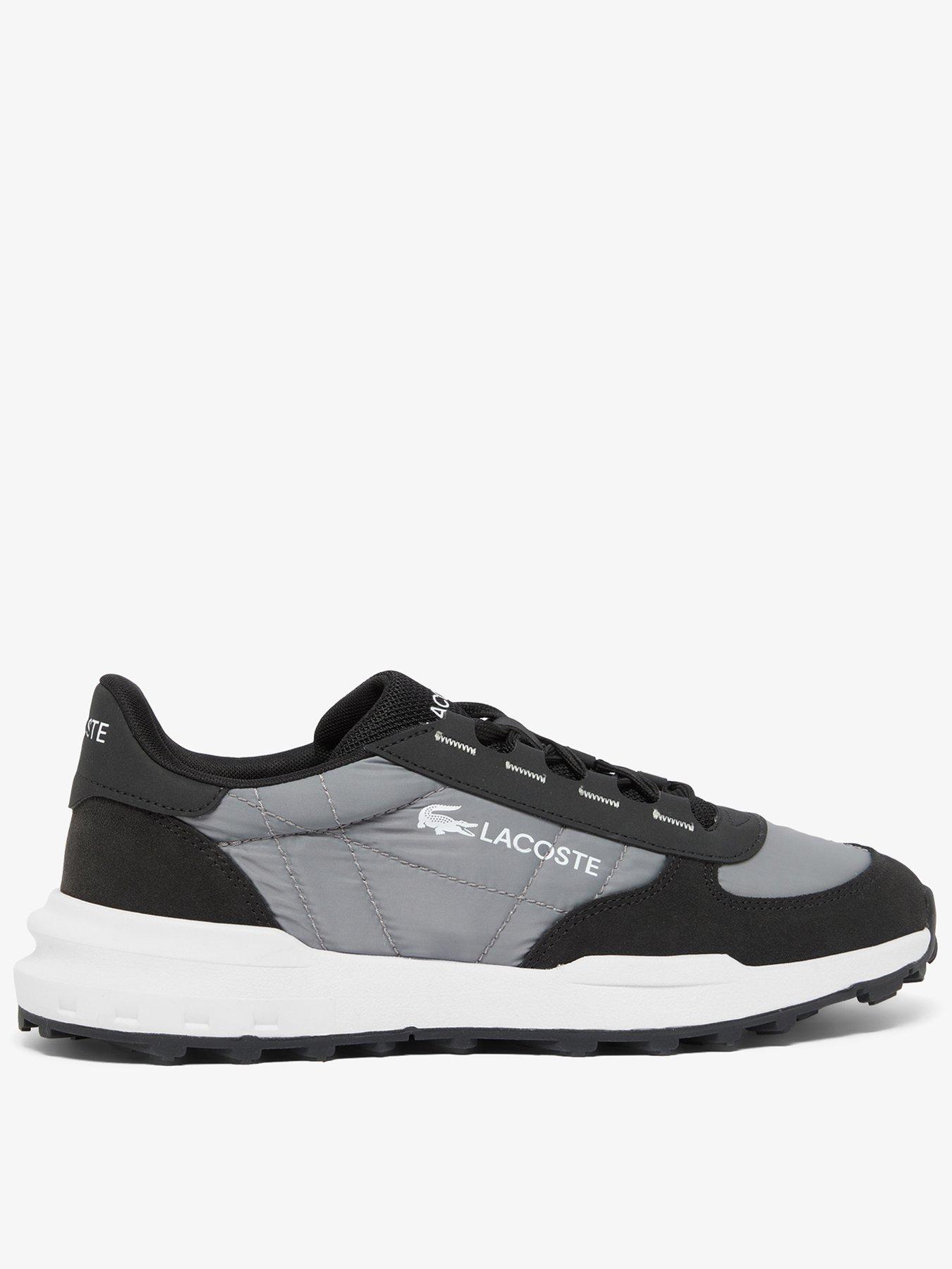 Image 1 of 6 of Lacoste Elite Active Evo Trainers - Black