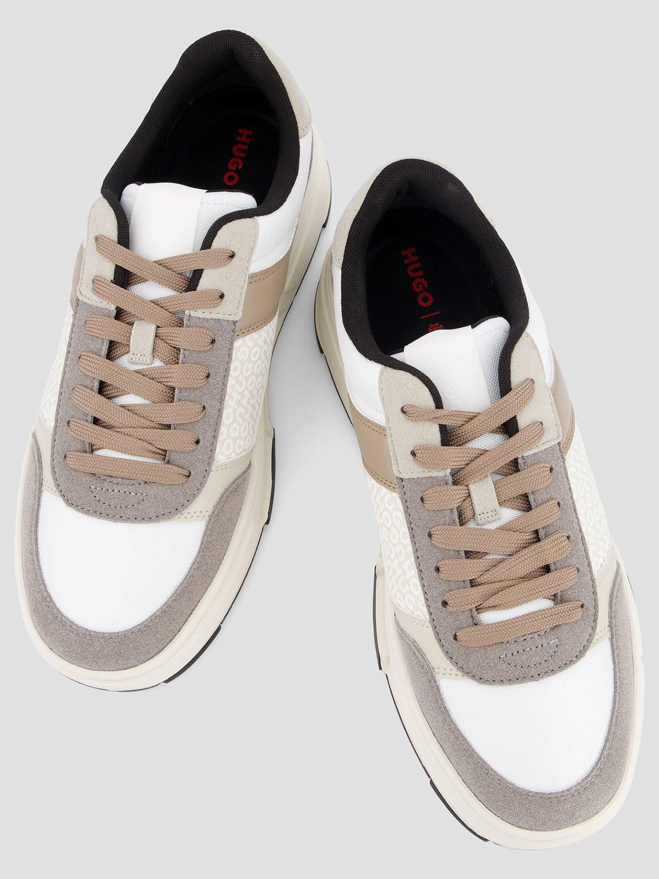 Image 3 of 7 of HUGO Yarrow Tenn Mix Chunky Trainers - Brown