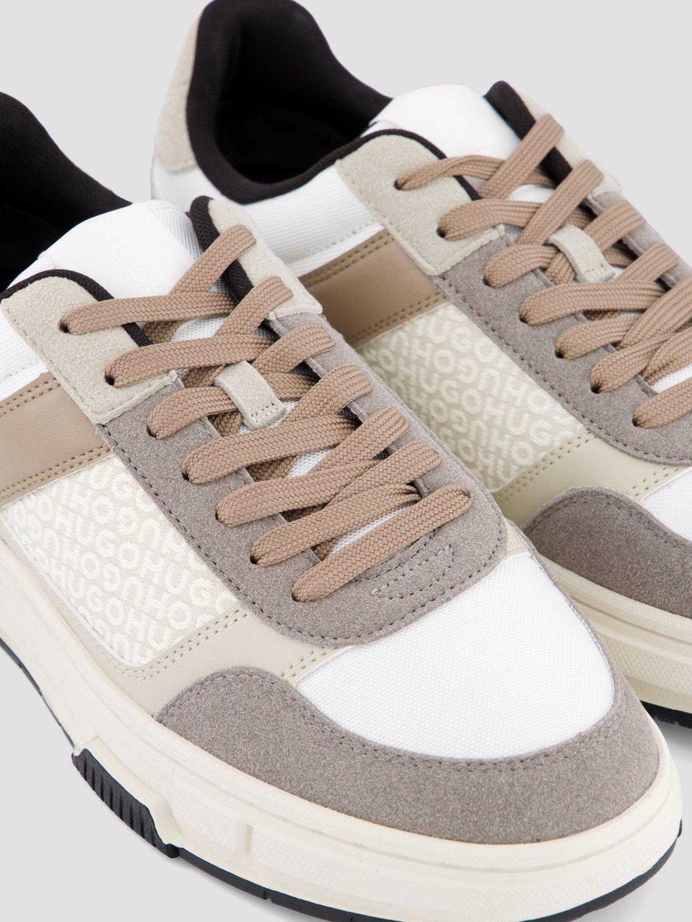 Image 5 of 7 of HUGO Yarrow Tenn Mix Chunky Trainers - Brown