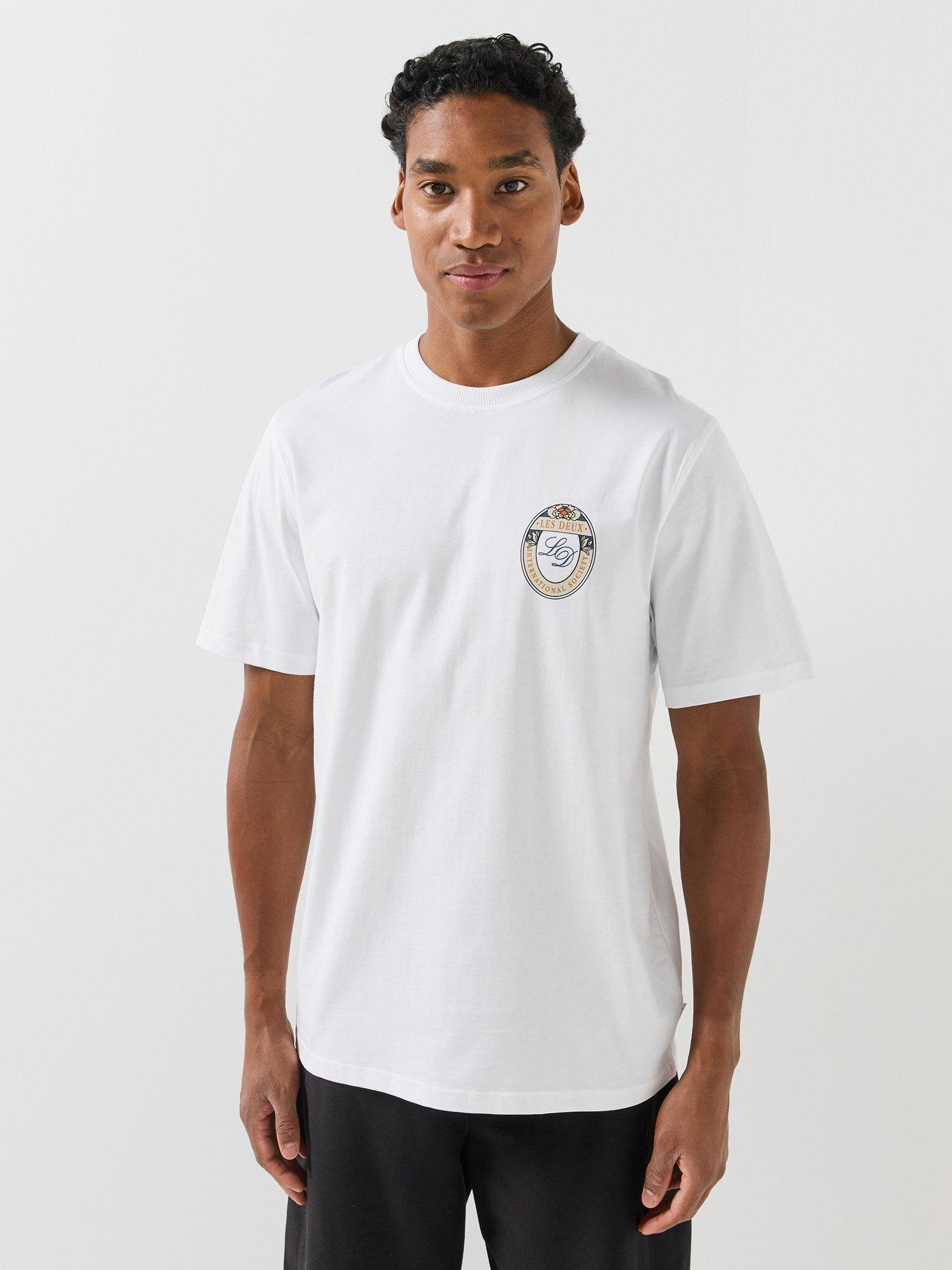 les-deux-brady-emblem-t-shirt-white