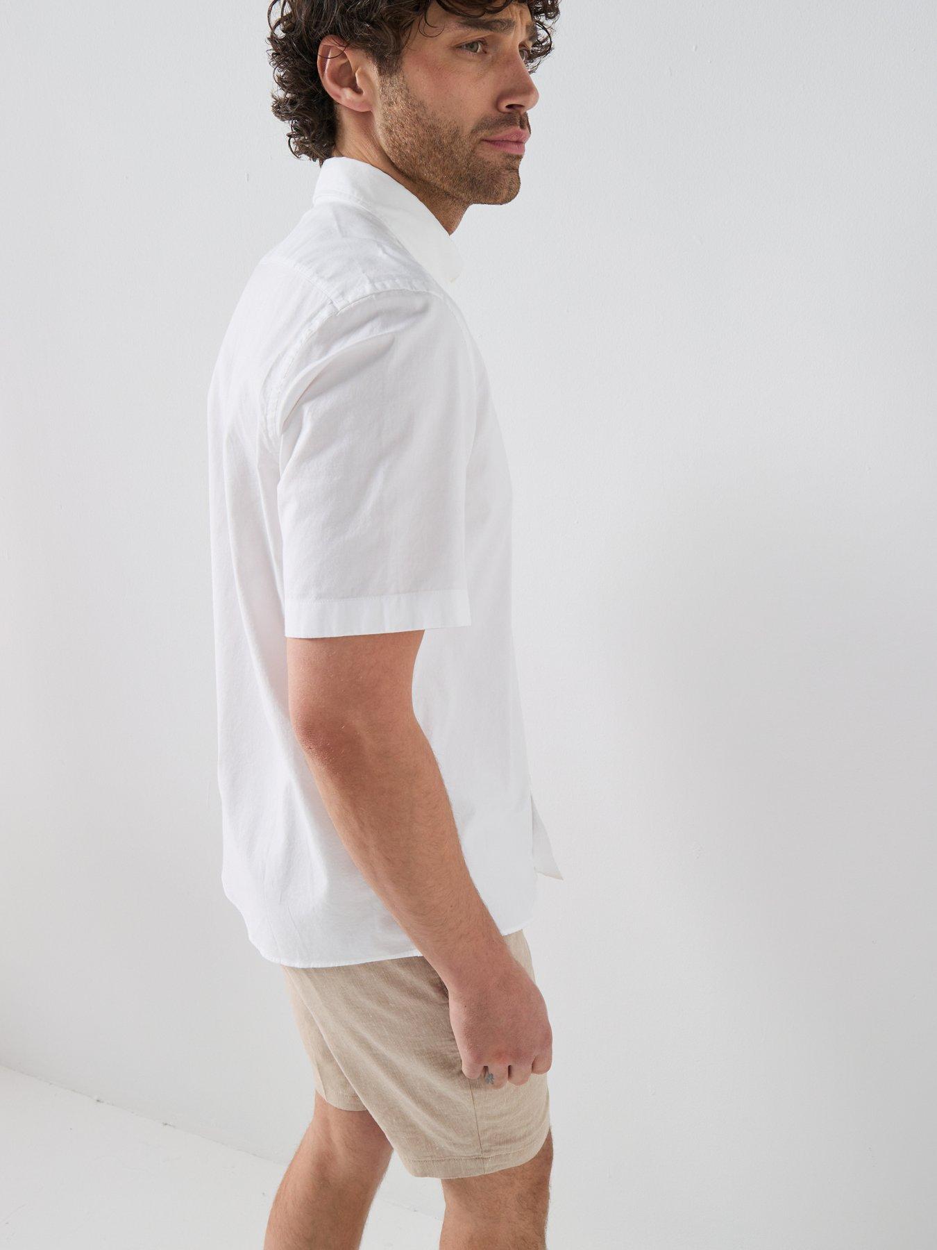 boss-button-down-short-sleeve-shirt-whitedetail