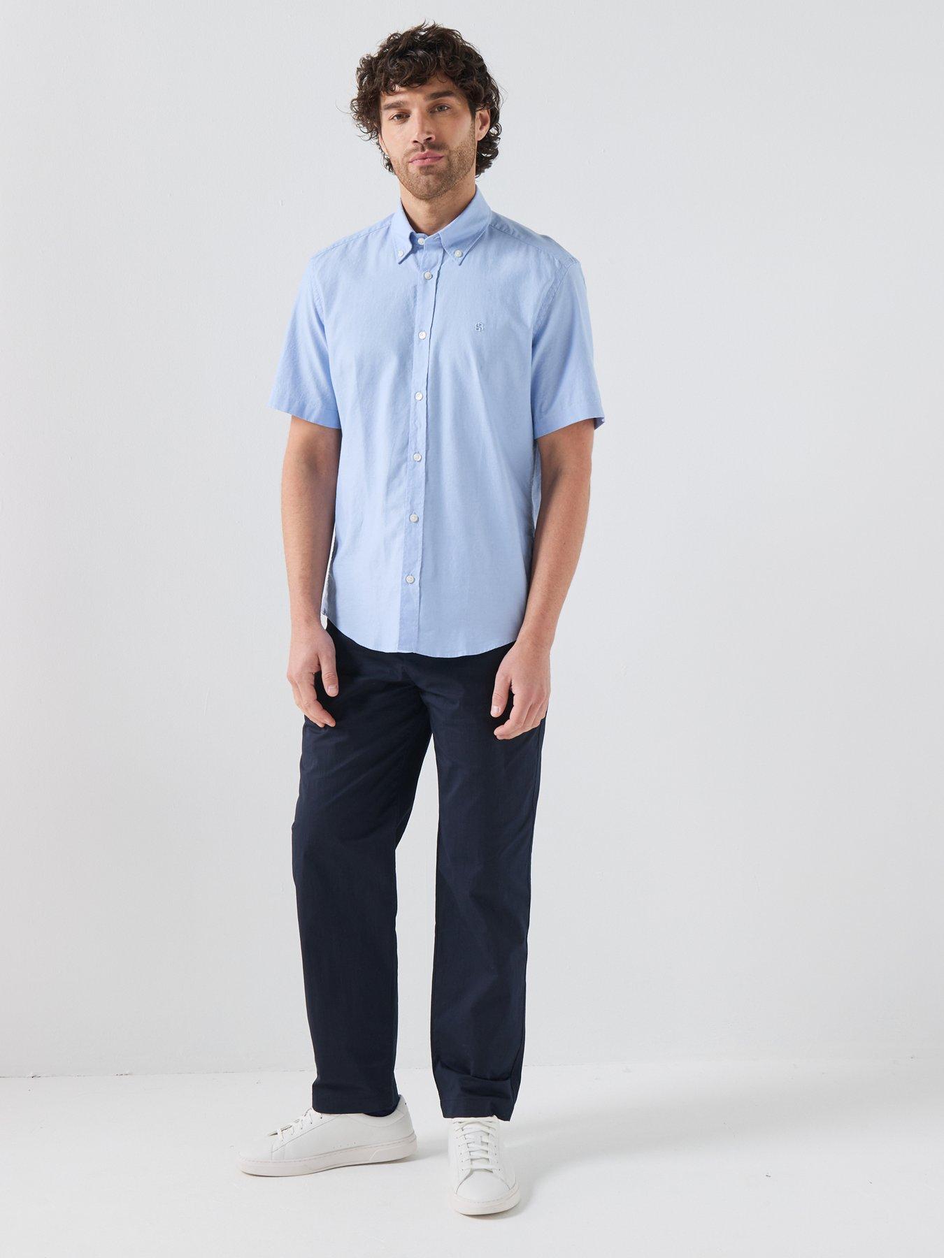 boss-button-down-short-sleeve-shirt-light-blueback