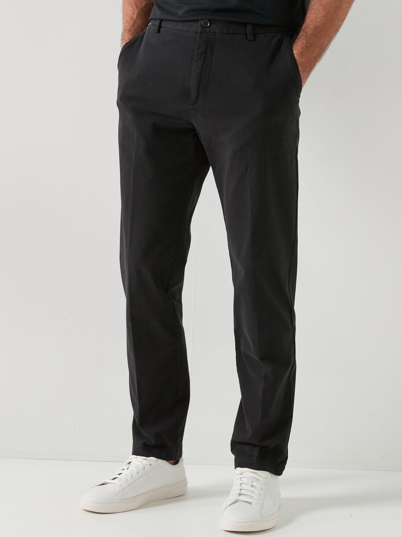 boss-modern-fit-chinos-blackfront