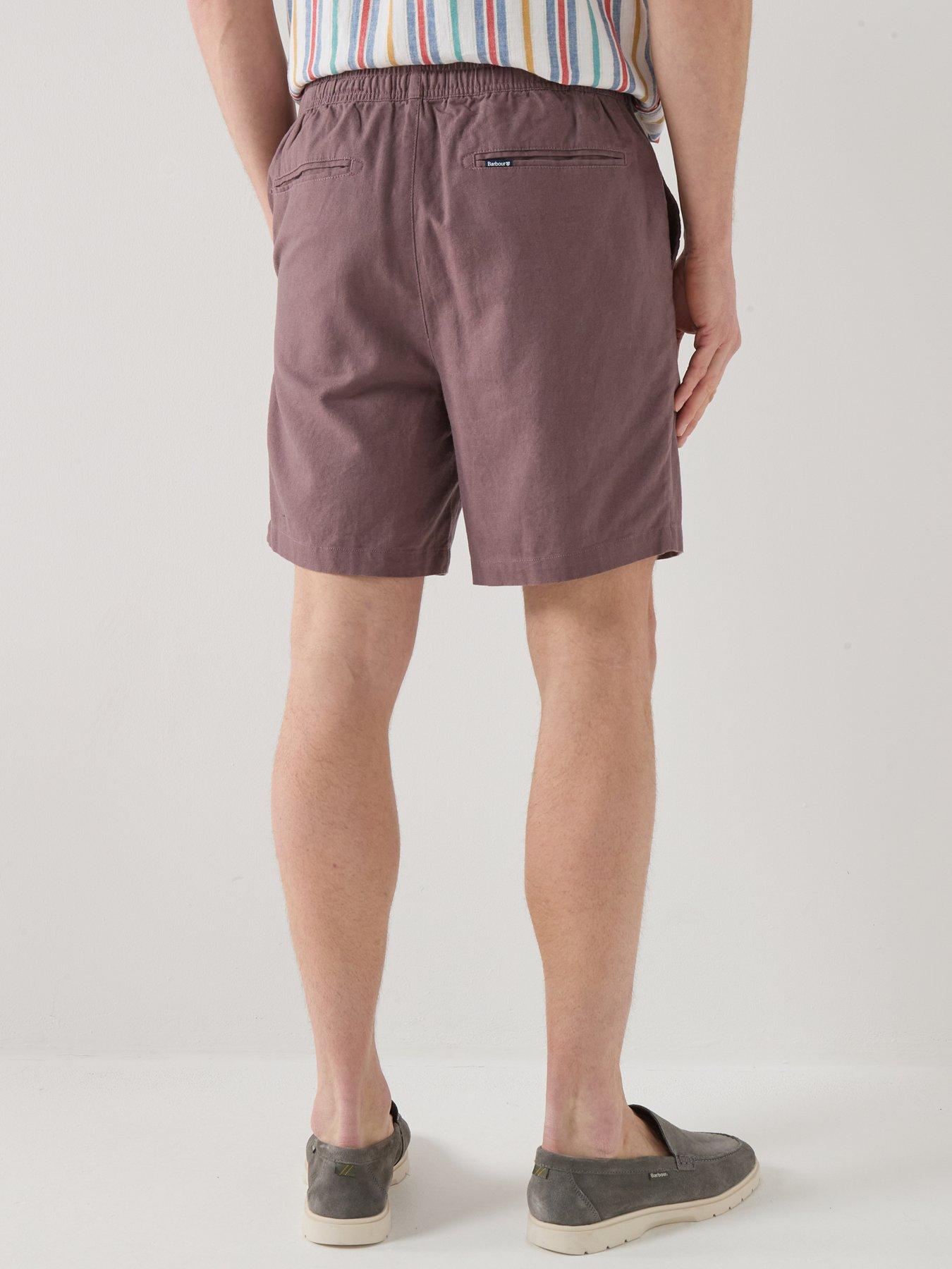 barbour-cotton-linen-relaxed-shorts-brownstillFront