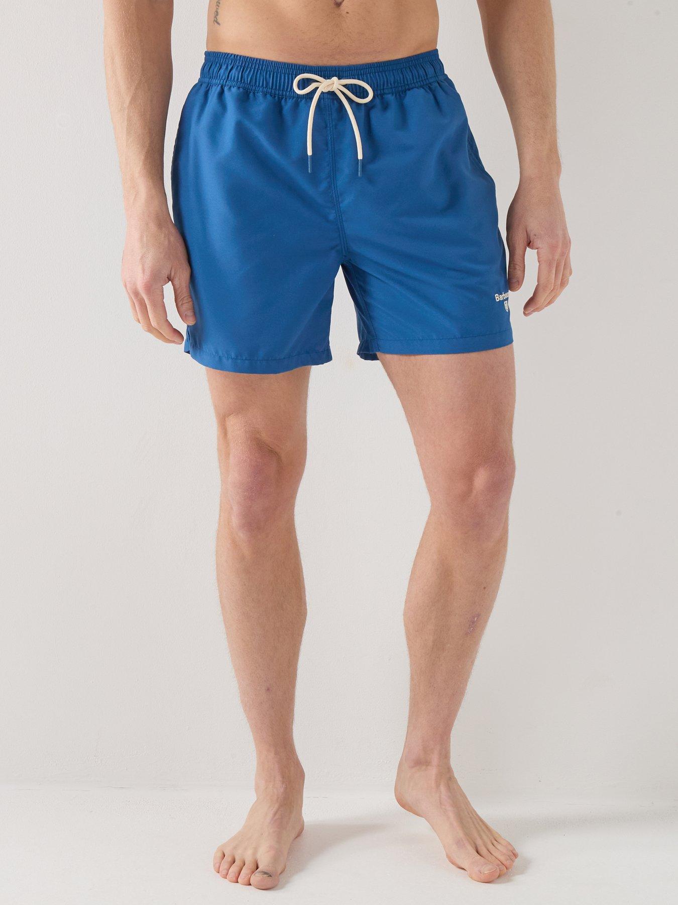 barbour-staple-logo-5-swim-shorts-bluefront